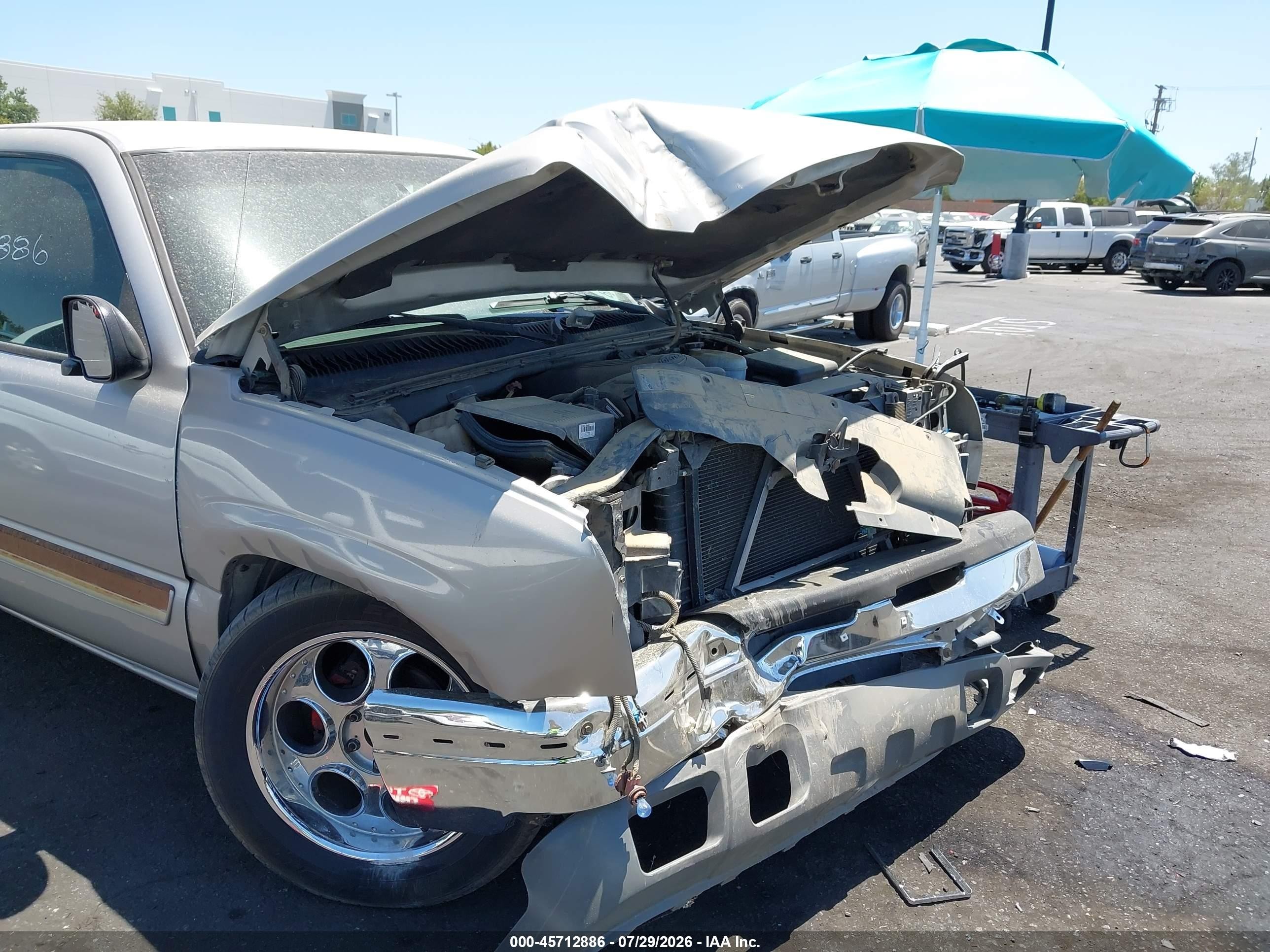 2004 Chevrolet Silverado 1500 Ls Beige vin: 2GCEC19V041129416