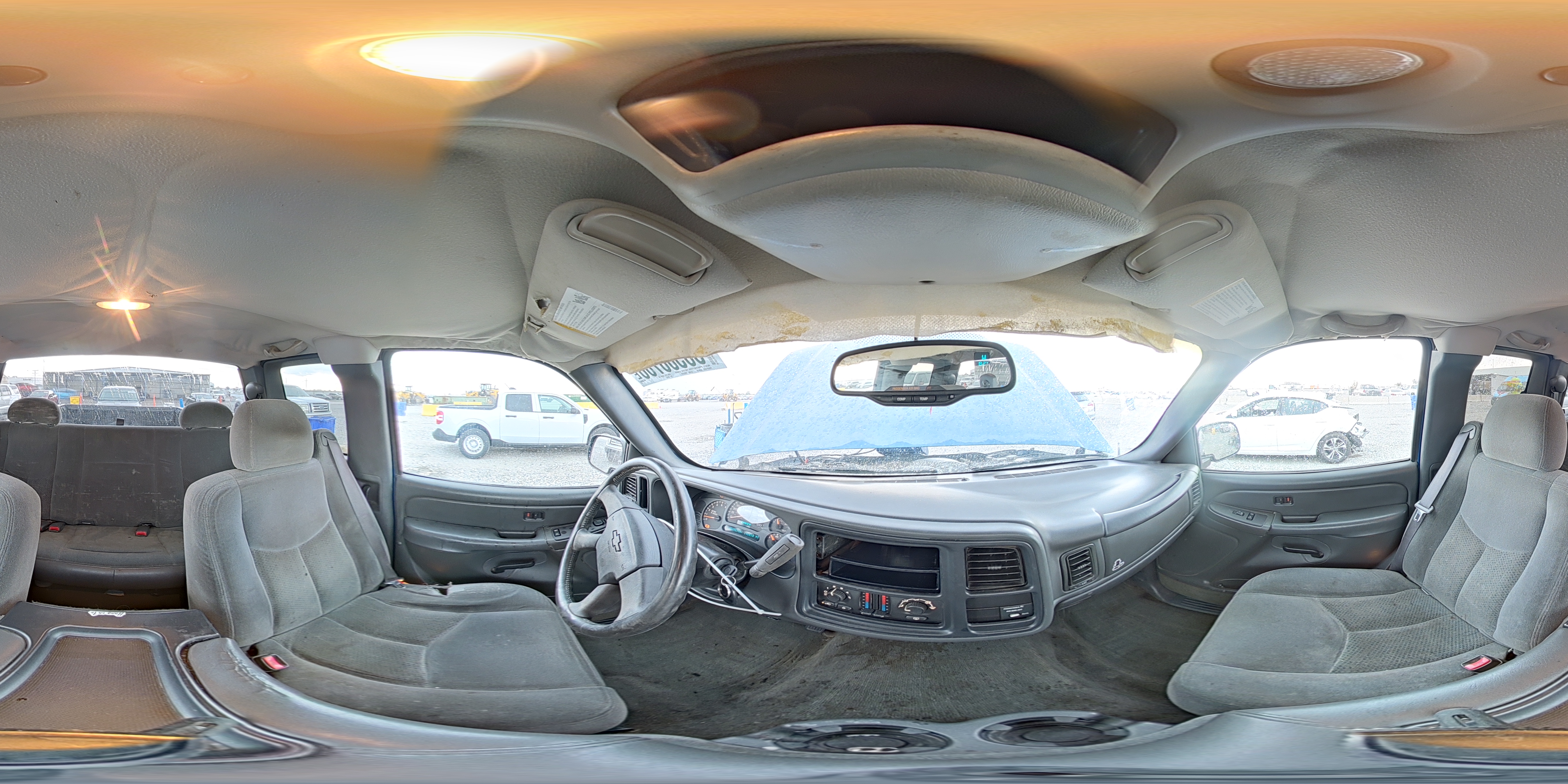 2004 Chevrolet Silverado C1500 Blue vin: 2GCEC19V041301654