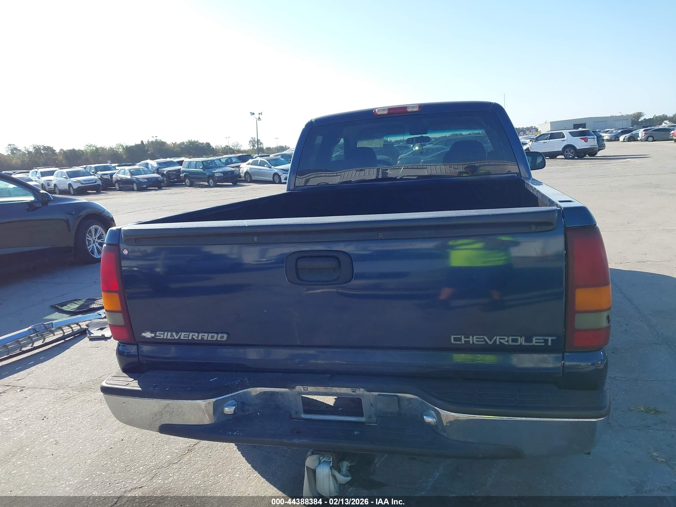 2000 Chevrolet Silverado 1500 Ls Blue vin: 2GCEC19V0Y1298826
