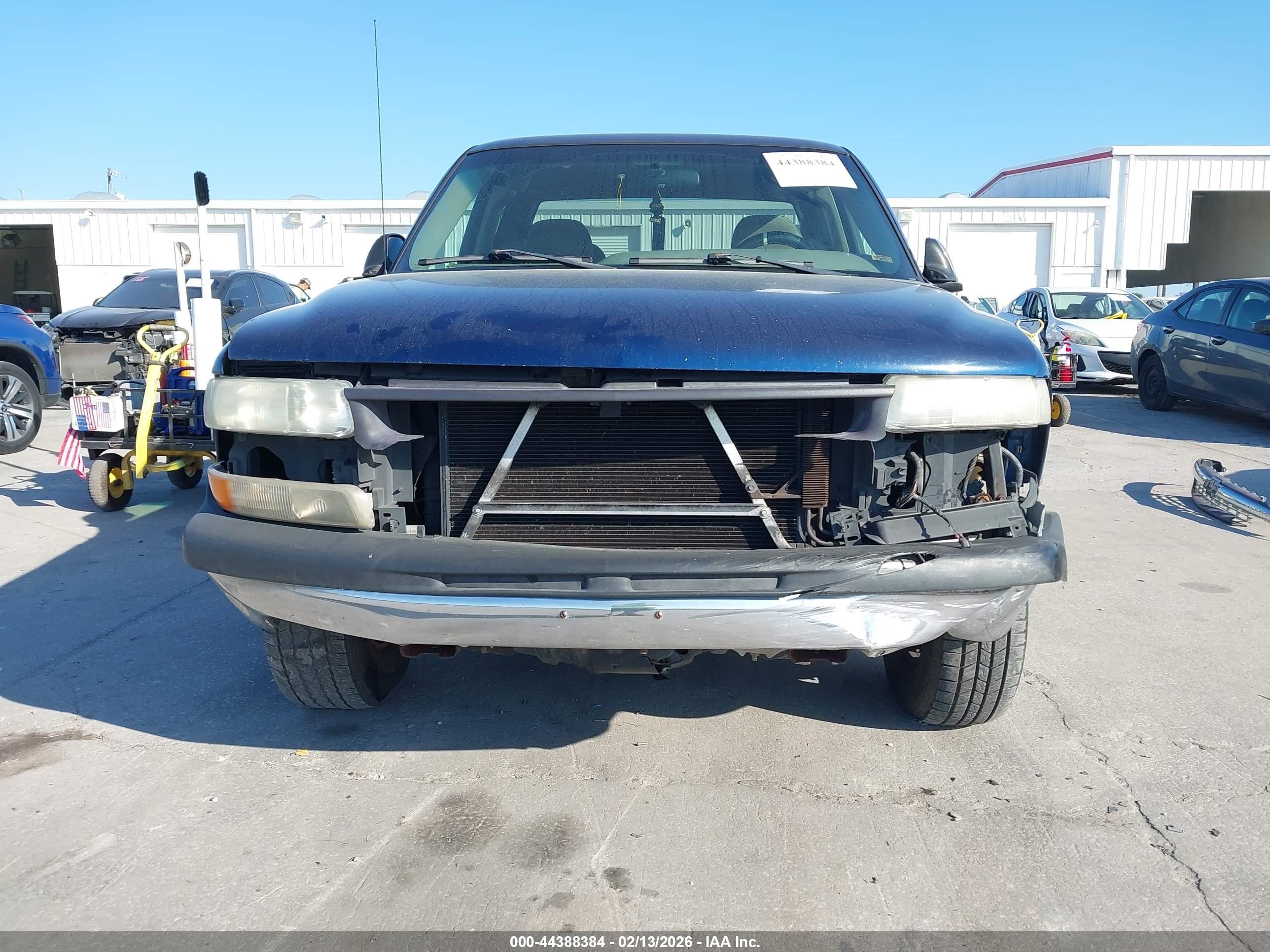 2000 Chevrolet Silverado 1500 Ls Blue vin: 2GCEC19V0Y1298826