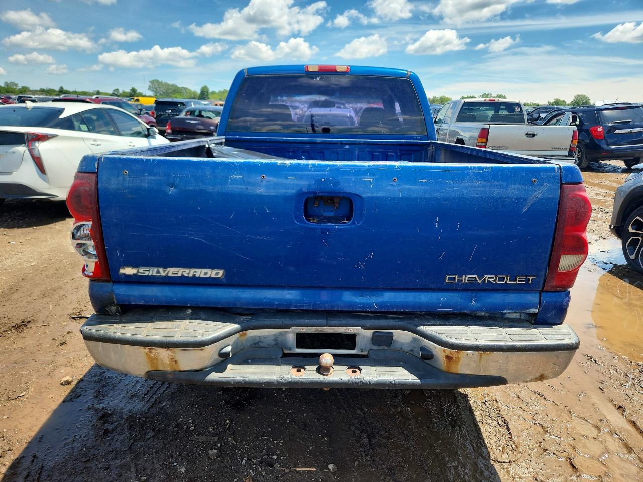2003 Chevrolet Silverado Blue vin: 2GCEC19V131196427