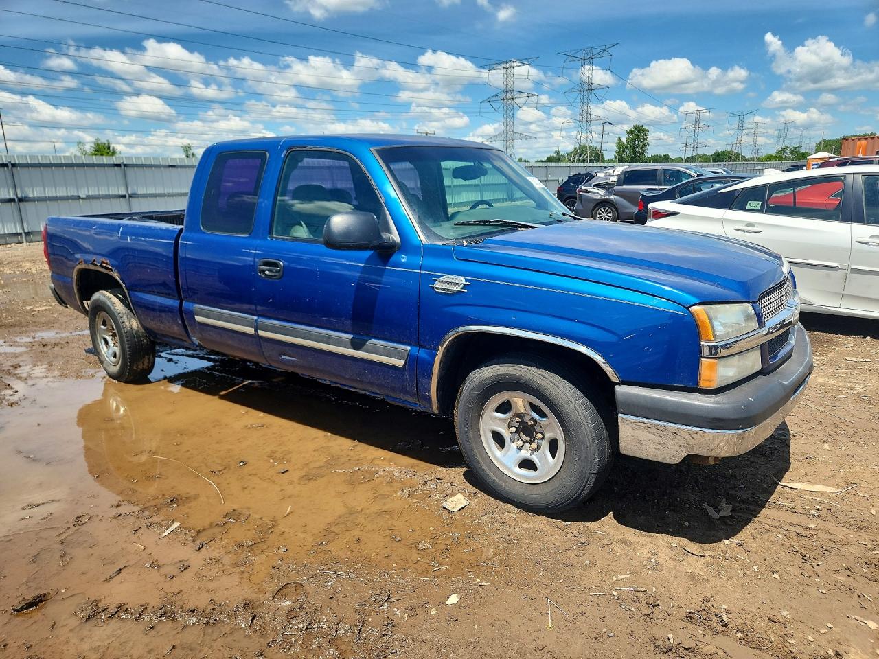 2003 Chevrolet Silverado Blue vin: 2GCEC19V131196427