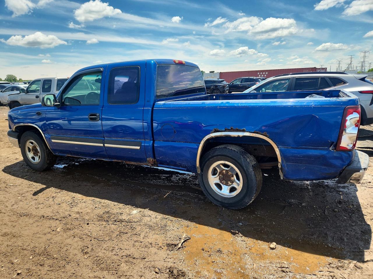 2003 Chevrolet Silverado Blue vin: 2GCEC19V131196427