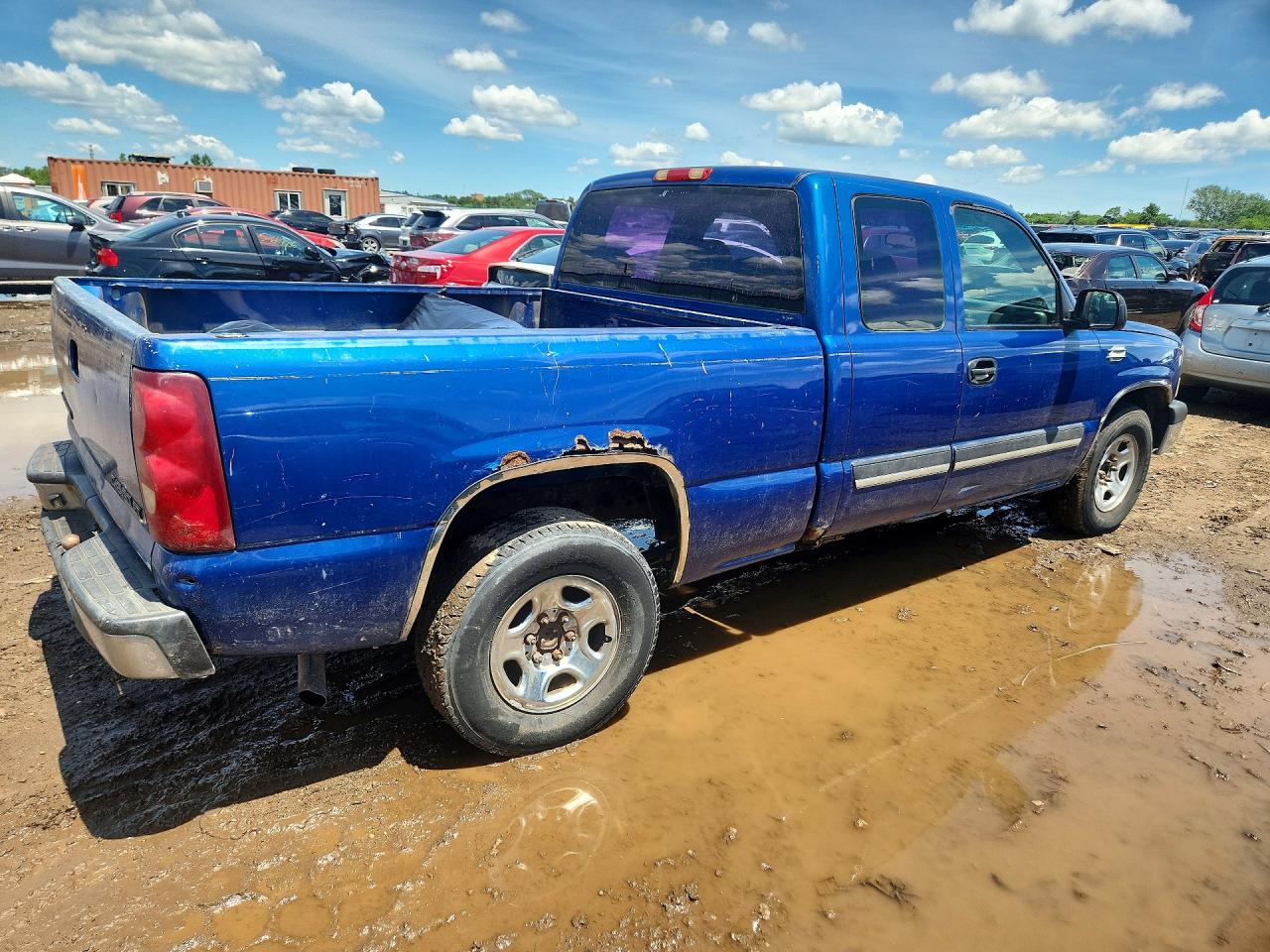 2003 Chevrolet Silverado Blue vin: 2GCEC19V131196427