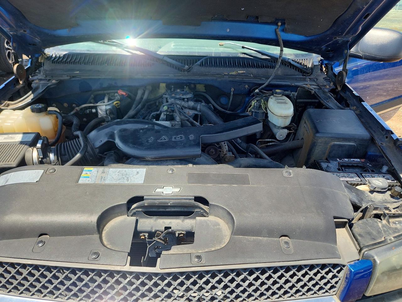 2003 Chevrolet Silverado Blue vin: 2GCEC19V131196427