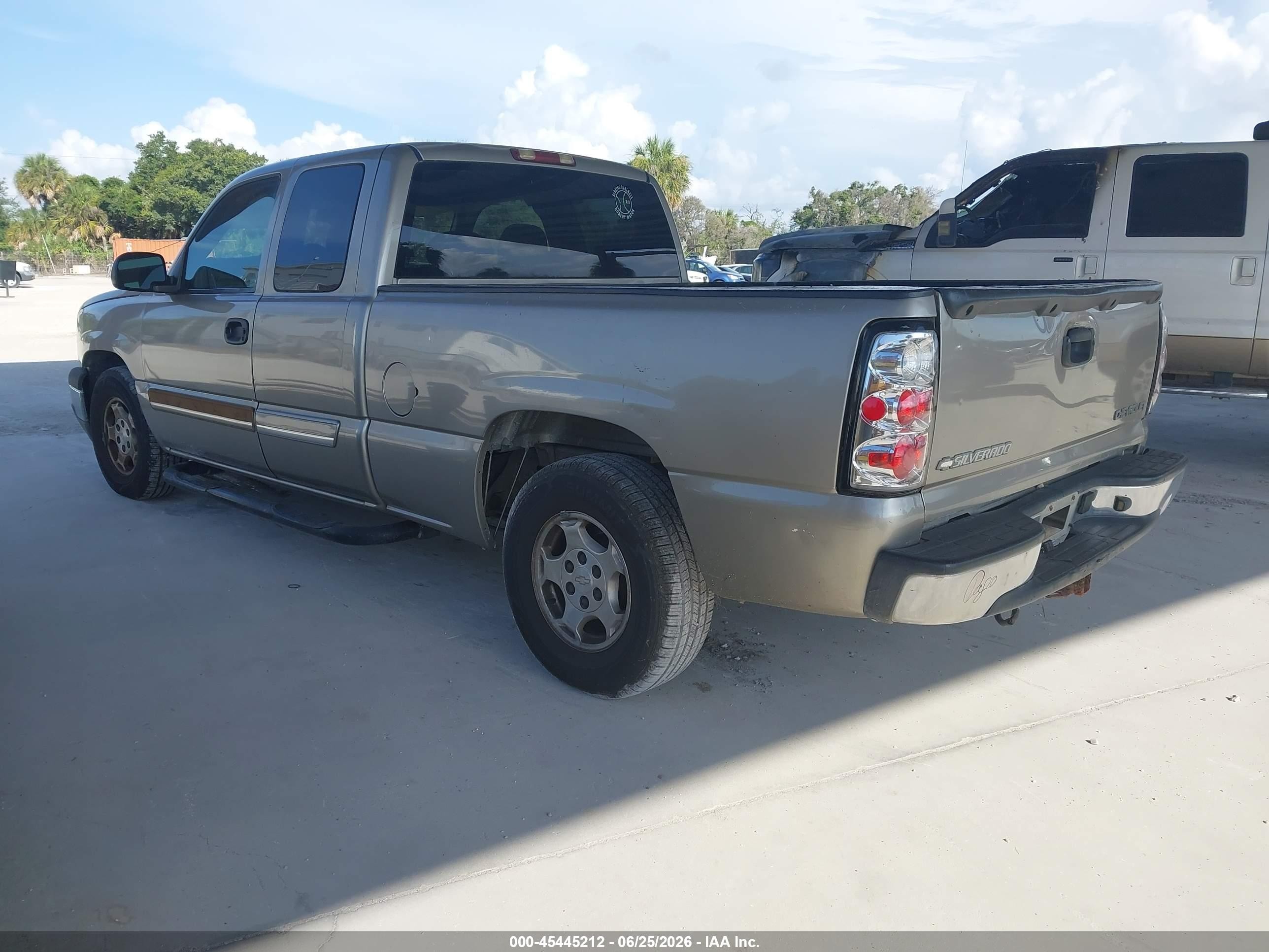 2003 Chevrolet Silverado 1500 Ls Gray vin: 2GCEC19V131293627