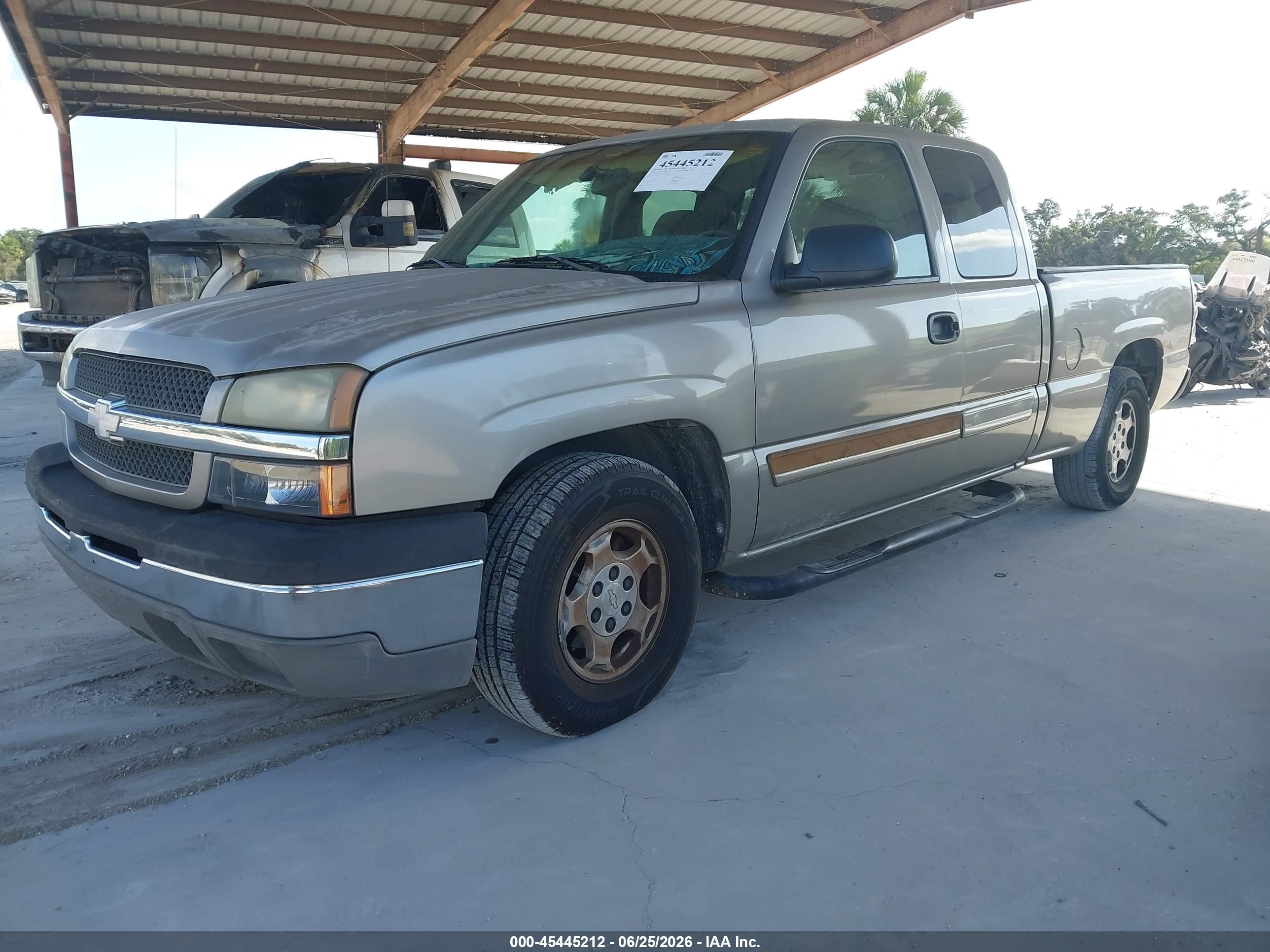 2003 Chevrolet Silverado 1500 Ls Gray vin: 2GCEC19V131293627