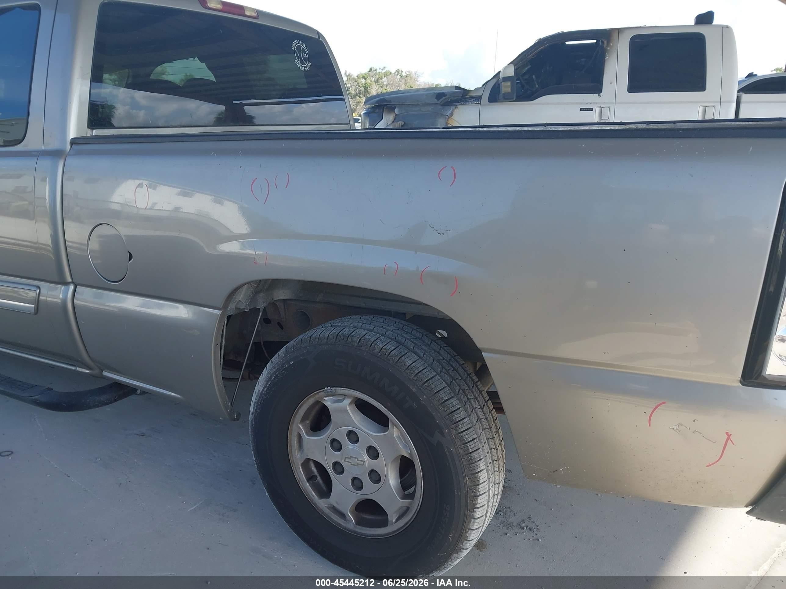 2003 Chevrolet Silverado 1500 Ls Gray vin: 2GCEC19V131293627