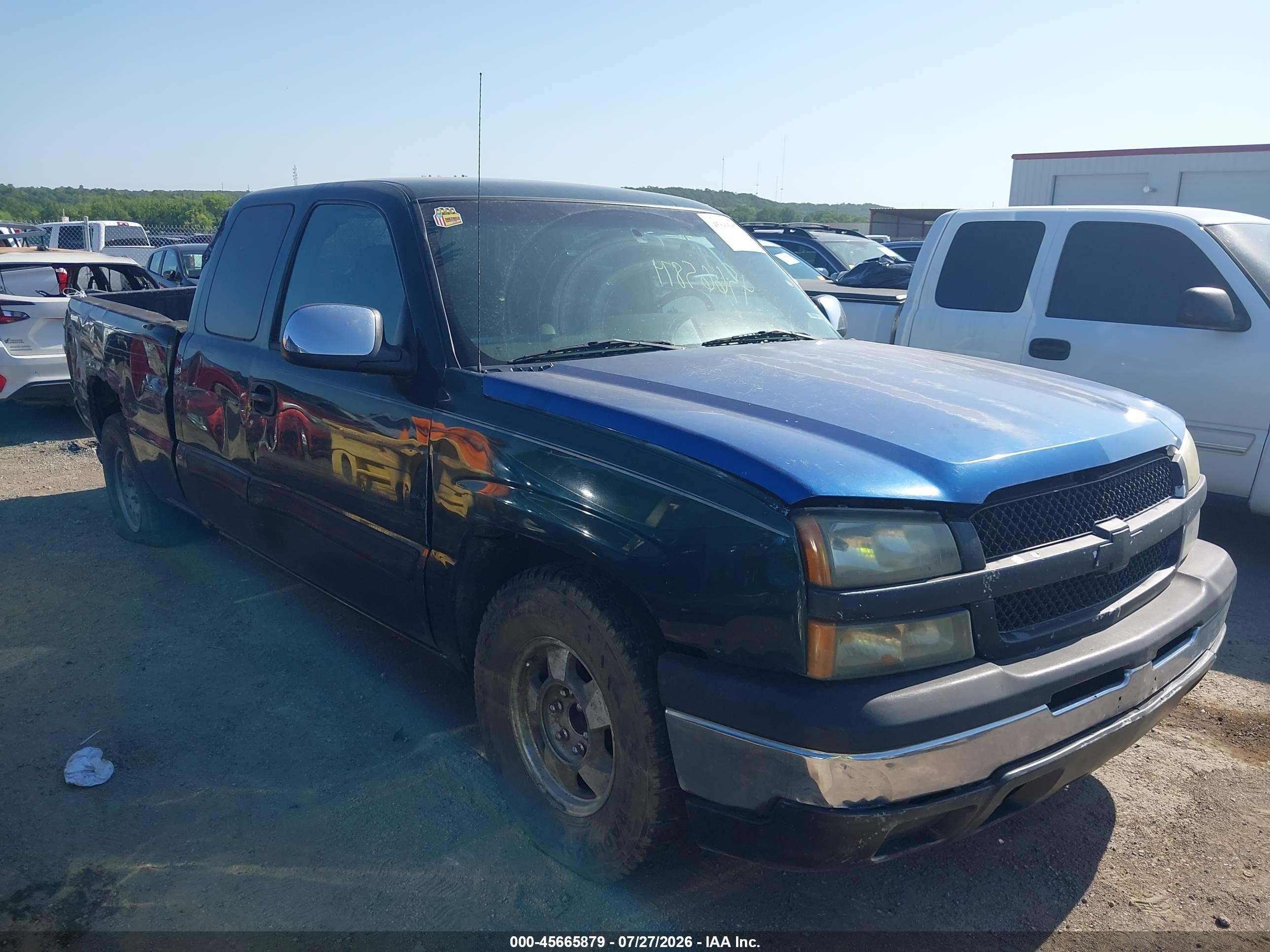 2003 Chevrolet Silverado 1500 Ls Зеленый vin: 2GCEC19V131380511