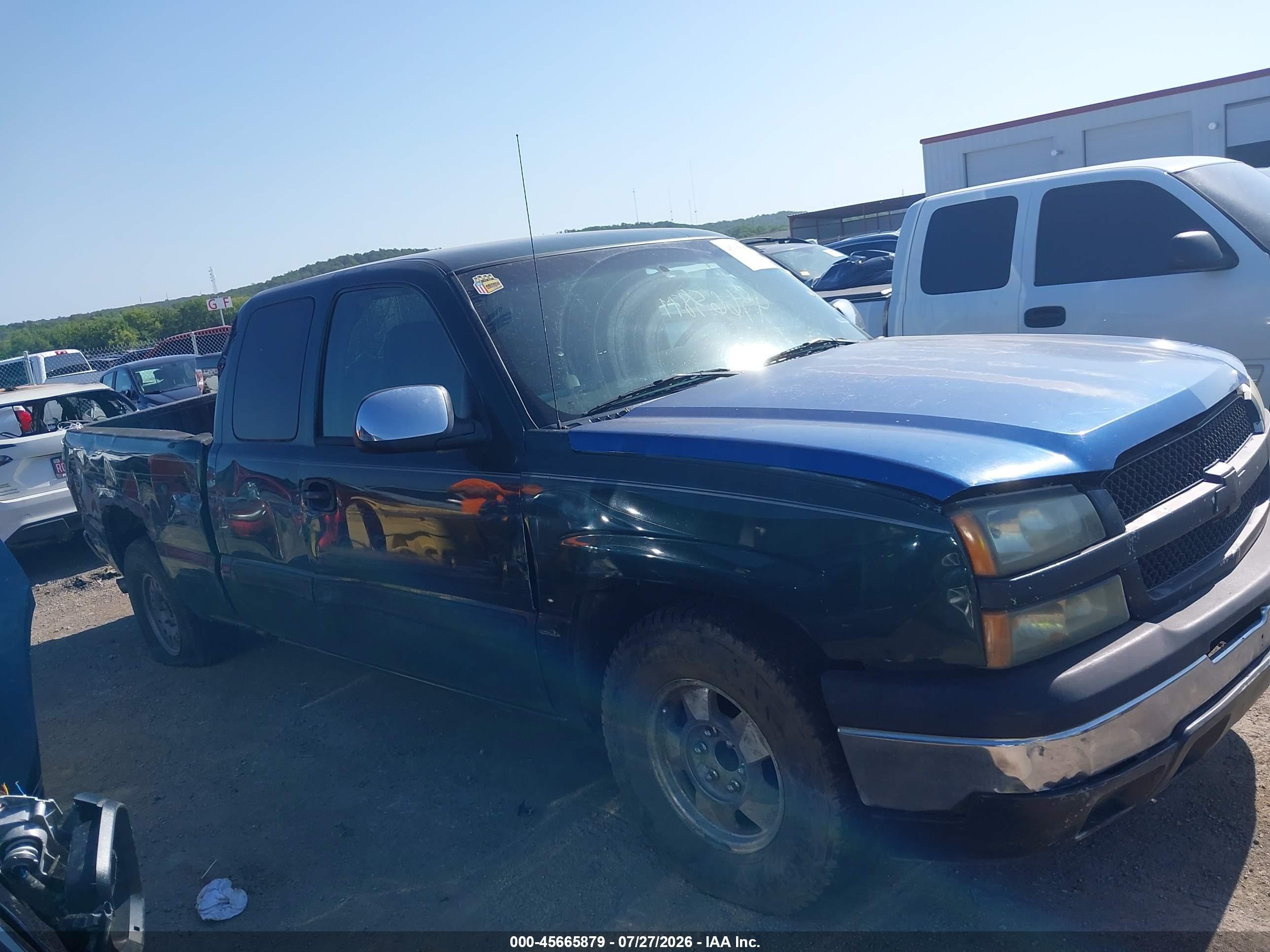 2003 Chevrolet Silverado 1500 Ls Зеленый vin: 2GCEC19V131380511