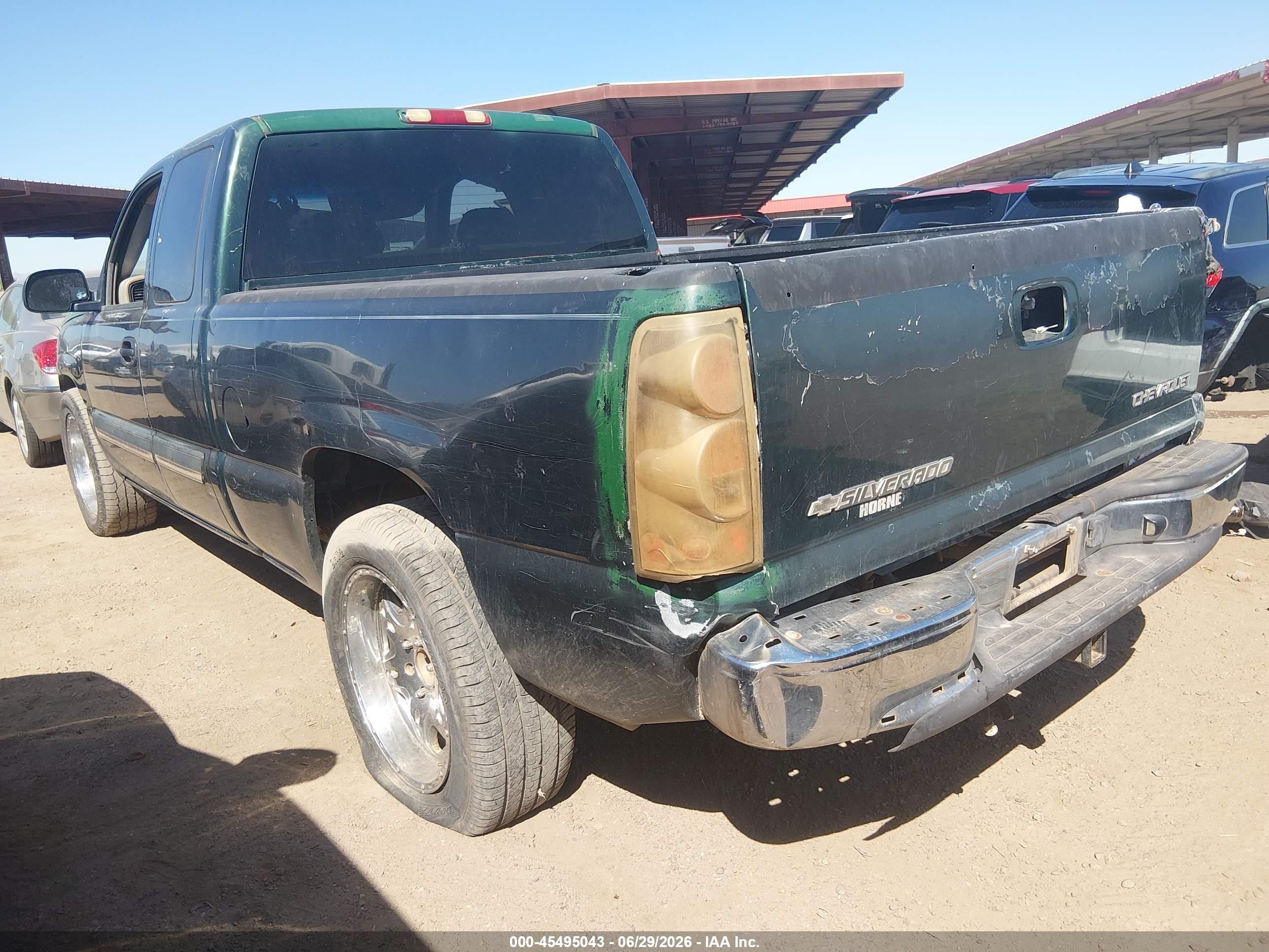 2004 Chevrolet Silverado 1500 Ls Green vin: 2GCEC19V141123317