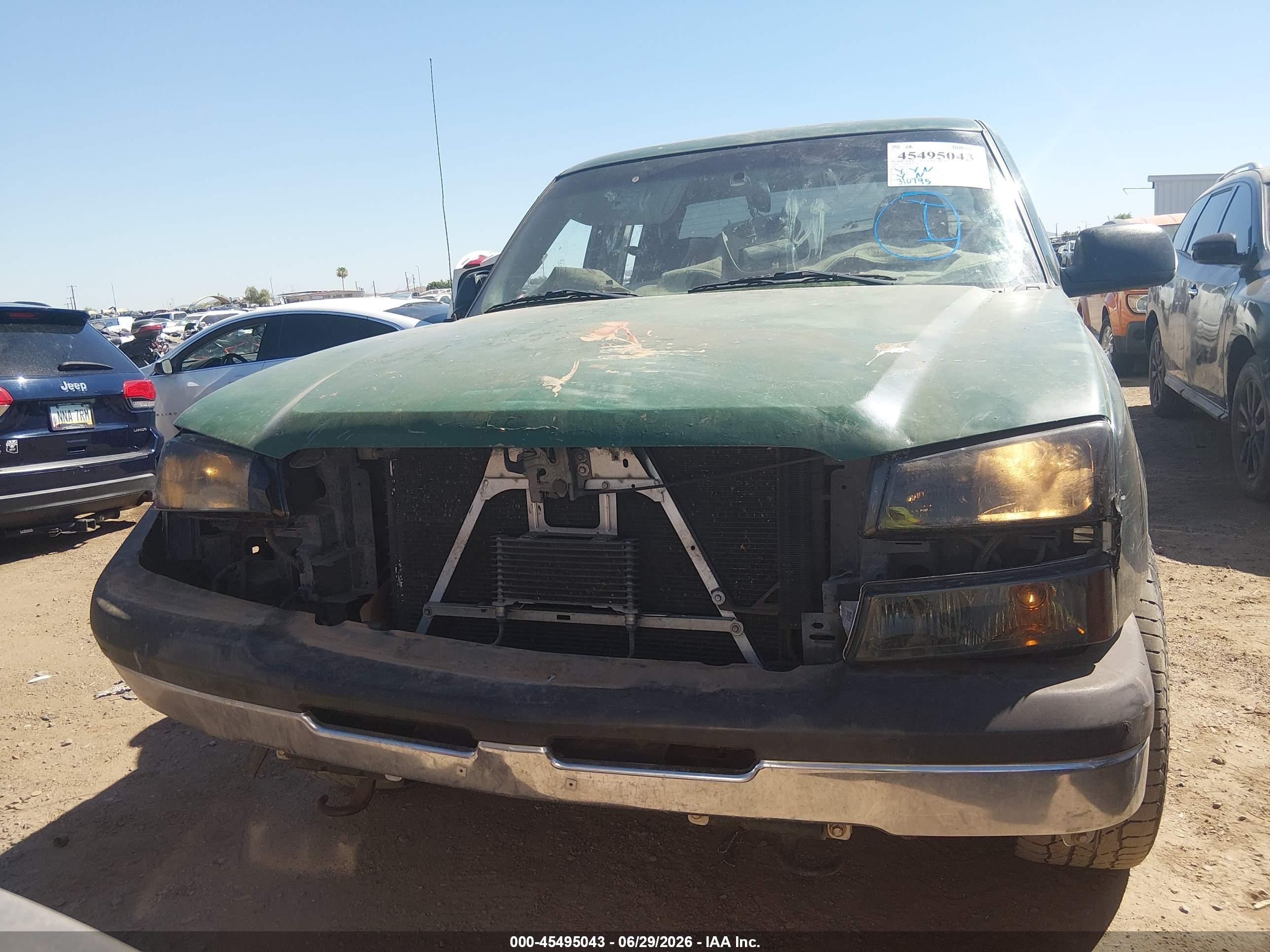 2004 Chevrolet Silverado 1500 Ls Green vin: 2GCEC19V141123317