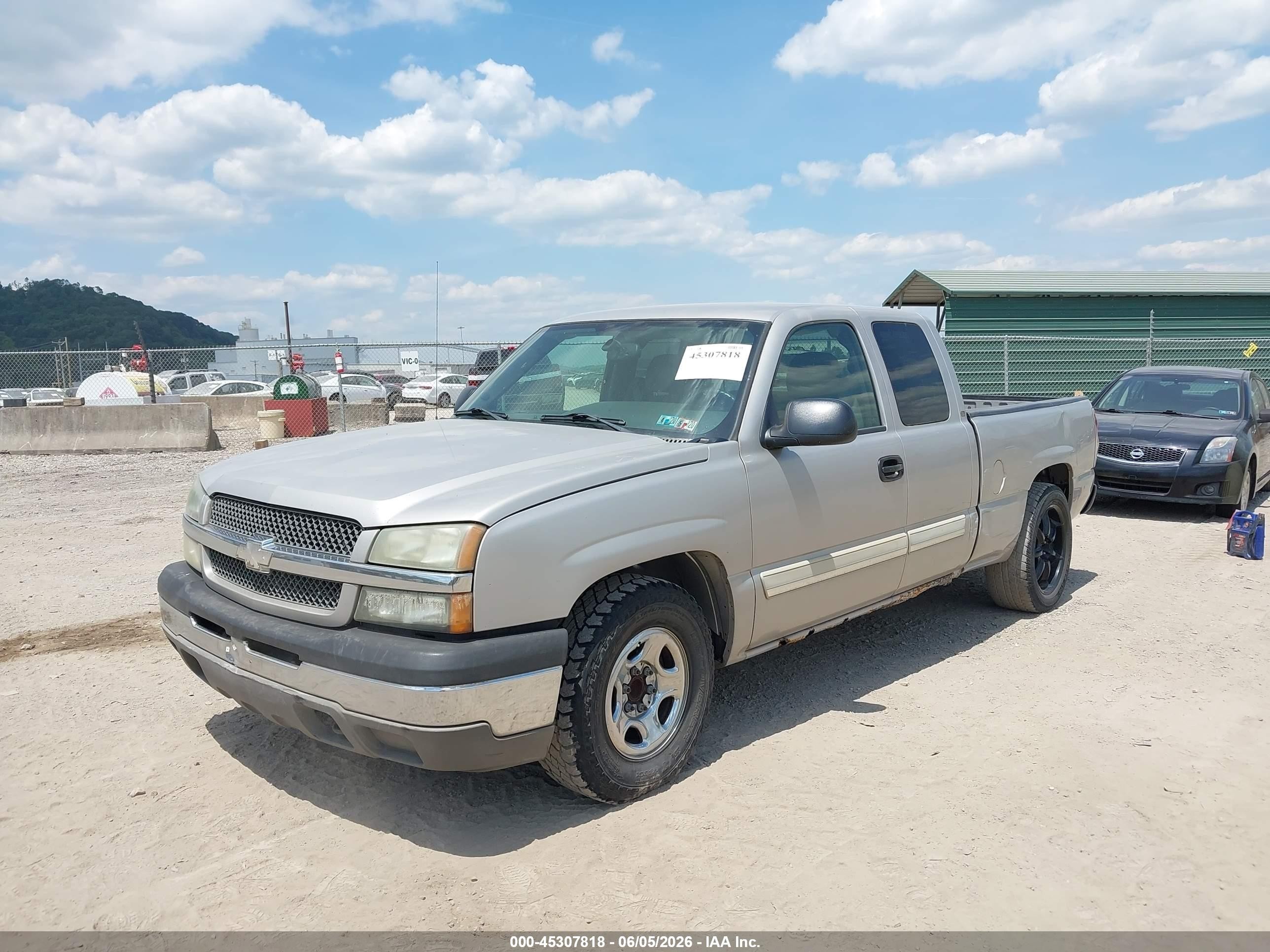2004 Chevrolet Silverado 1500 Ls Beige vin: 2GCEC19V141126959