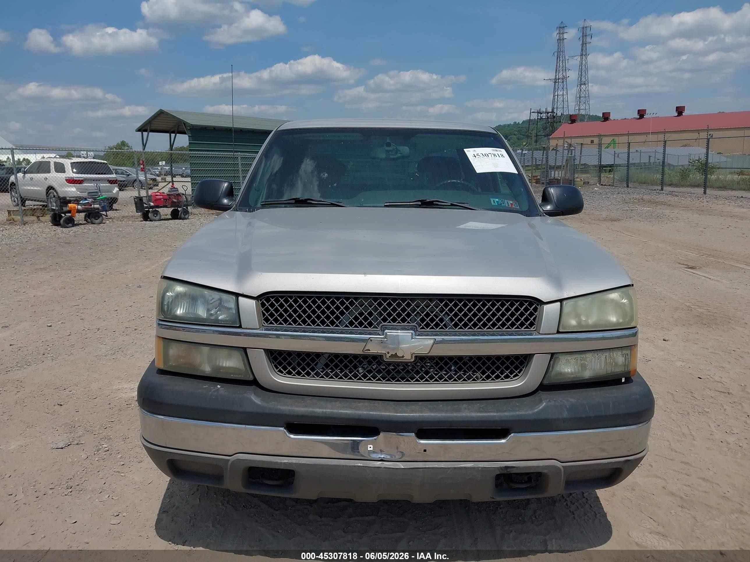 2004 Chevrolet Silverado 1500 Ls Beige vin: 2GCEC19V141126959