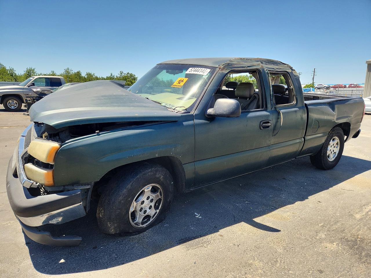 2004 Chevrolet Silverado C1500 Green vin: 2GCEC19V141348322