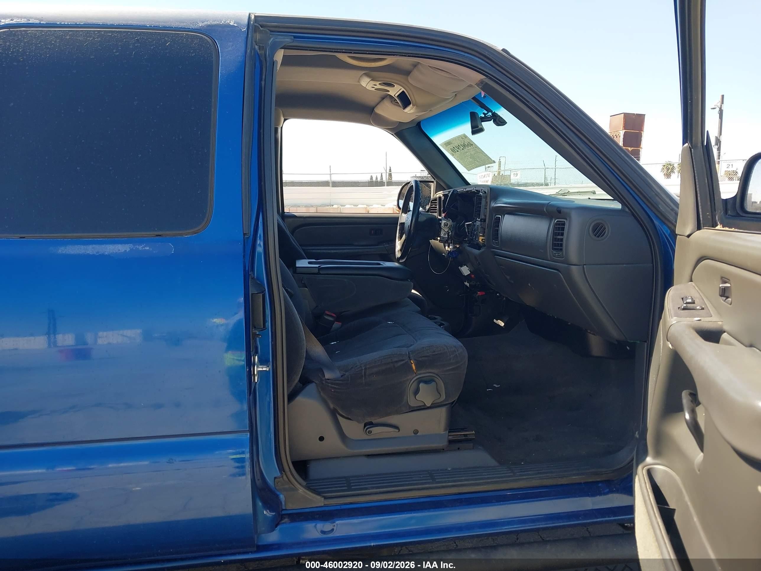 2004 Chevrolet Silverado 1500 Ls Blue vin: 2GCEC19V141387797