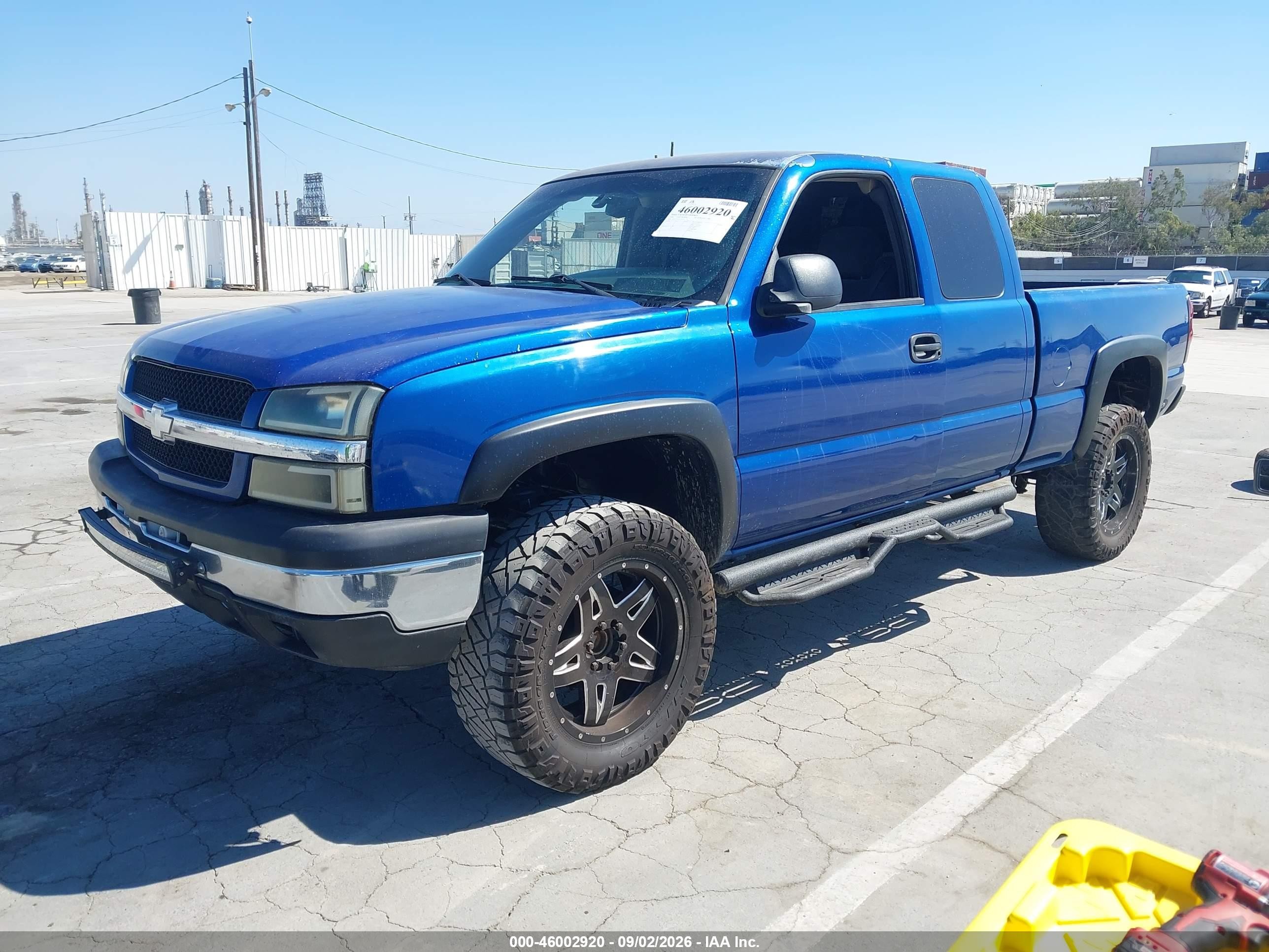 2004 Chevrolet Silverado 1500 Ls Blue vin: 2GCEC19V141387797