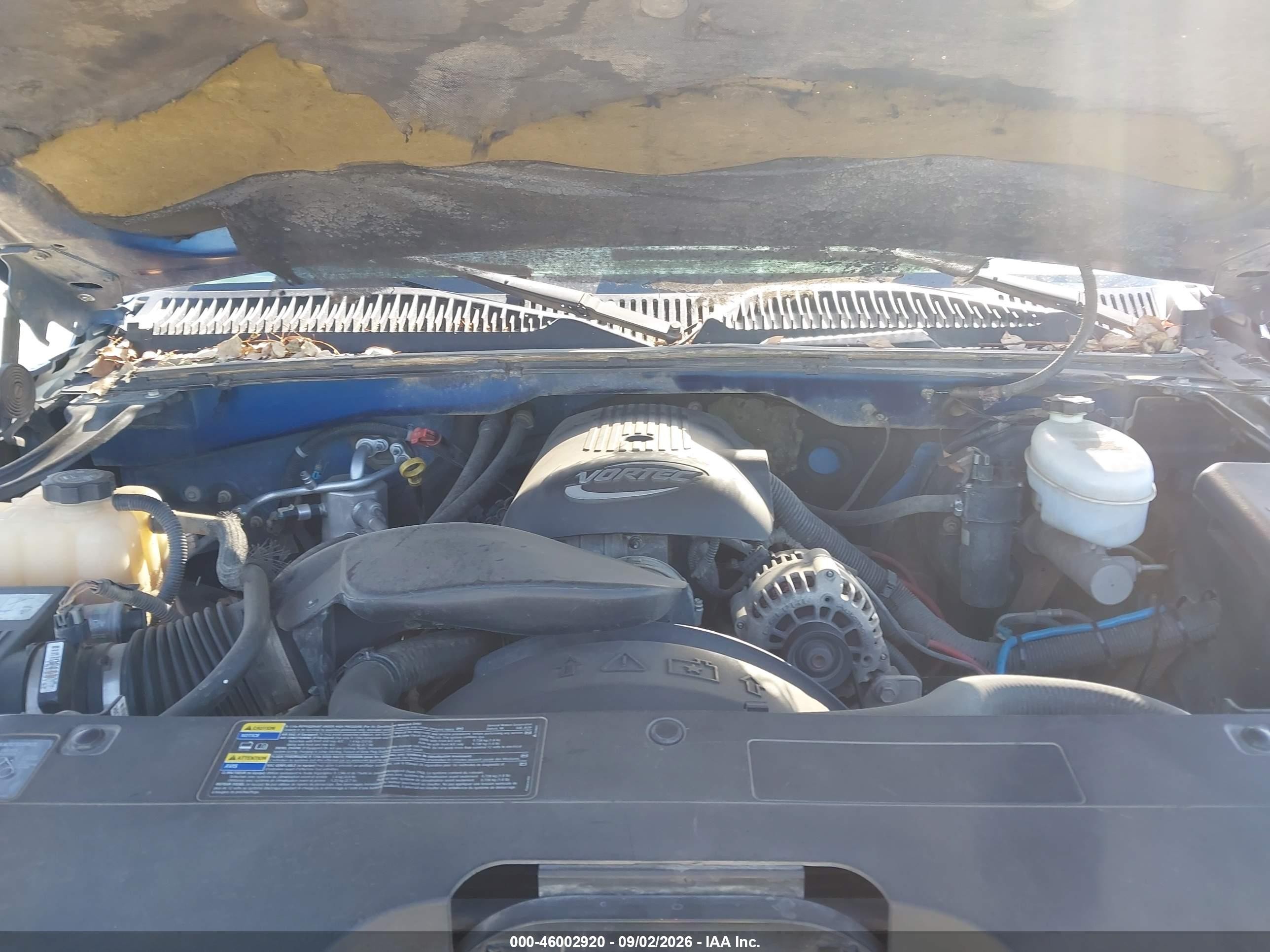 2004 Chevrolet Silverado 1500 Ls Blue vin: 2GCEC19V141387797