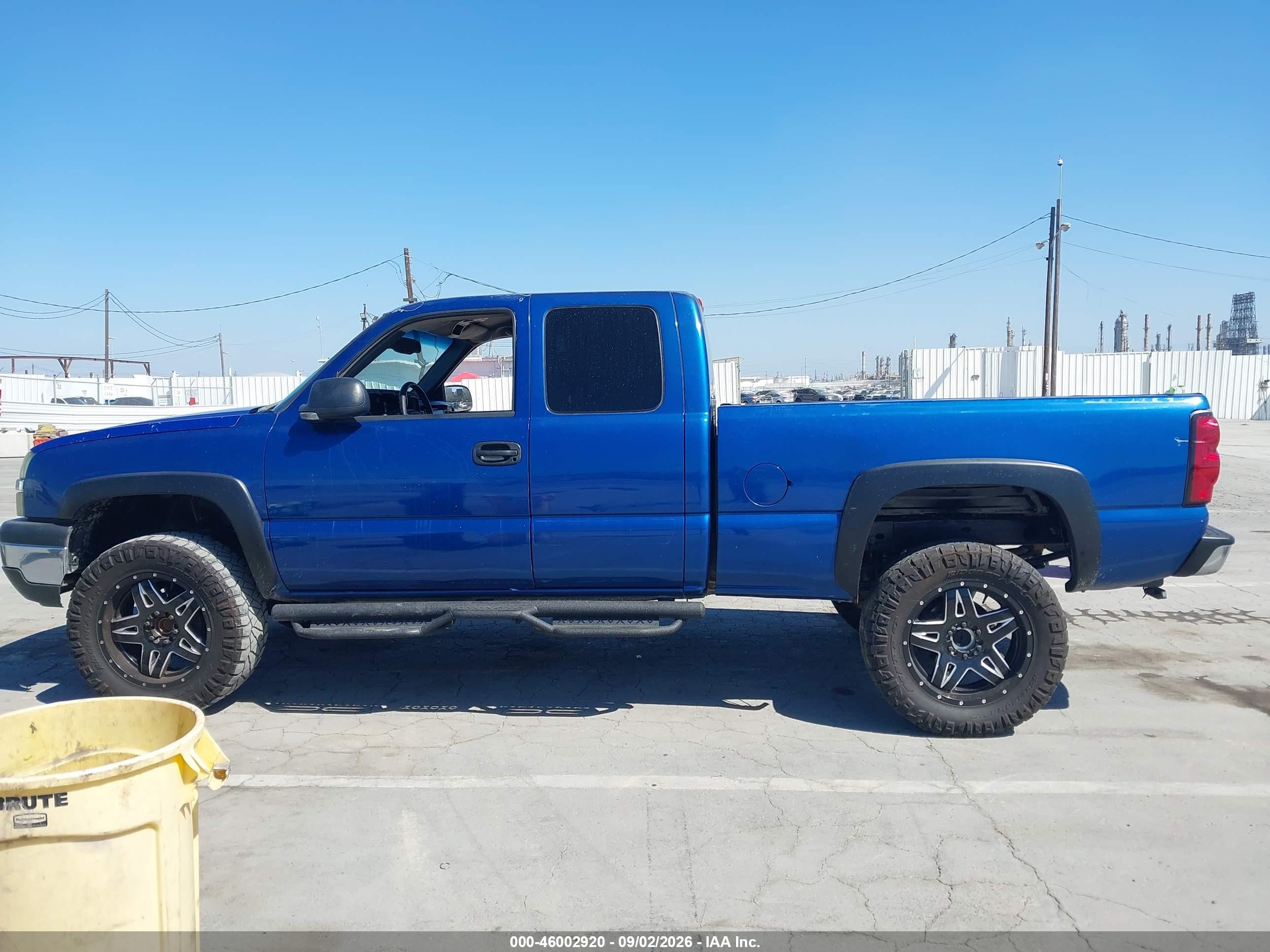 2004 Chevrolet Silverado 1500 Ls Blue vin: 2GCEC19V141387797