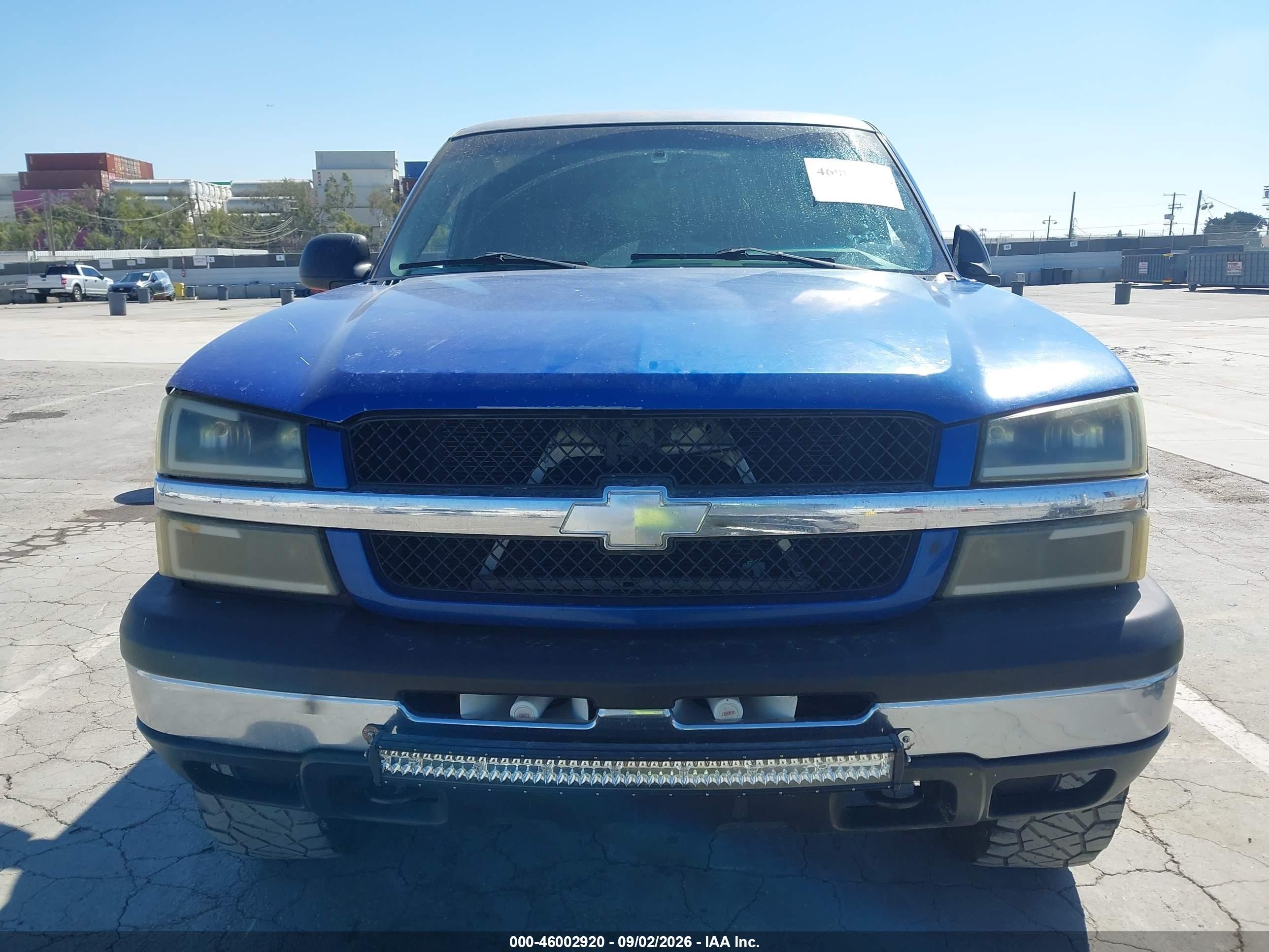 2004 Chevrolet Silverado 1500 Ls Blue vin: 2GCEC19V141387797