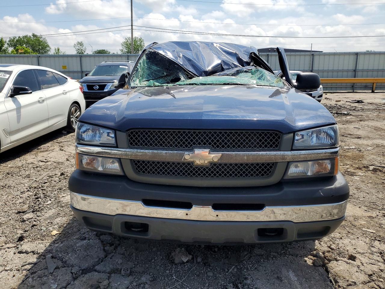 2005 Chevrolet Silverado C1500 Blue vin: 2GCEC19V151152818