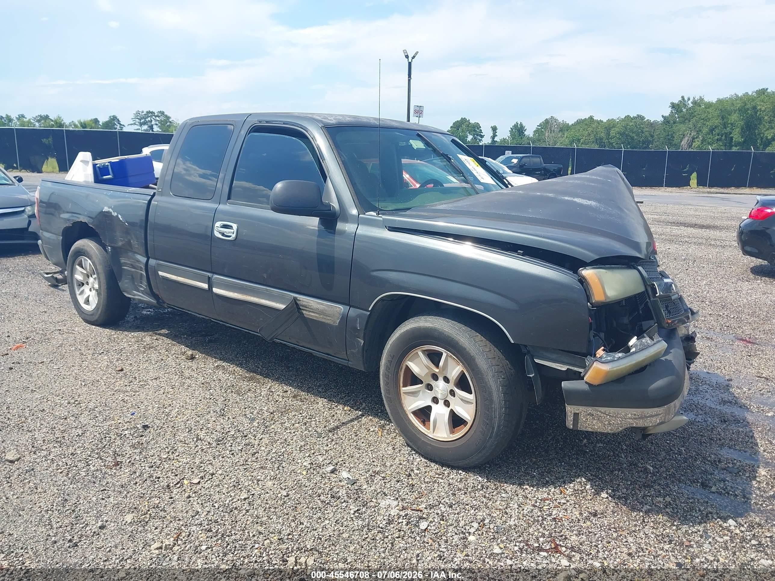 2005 Chevrolet Silverado 1500 Ls Серый vin: 2GCEC19V151180599