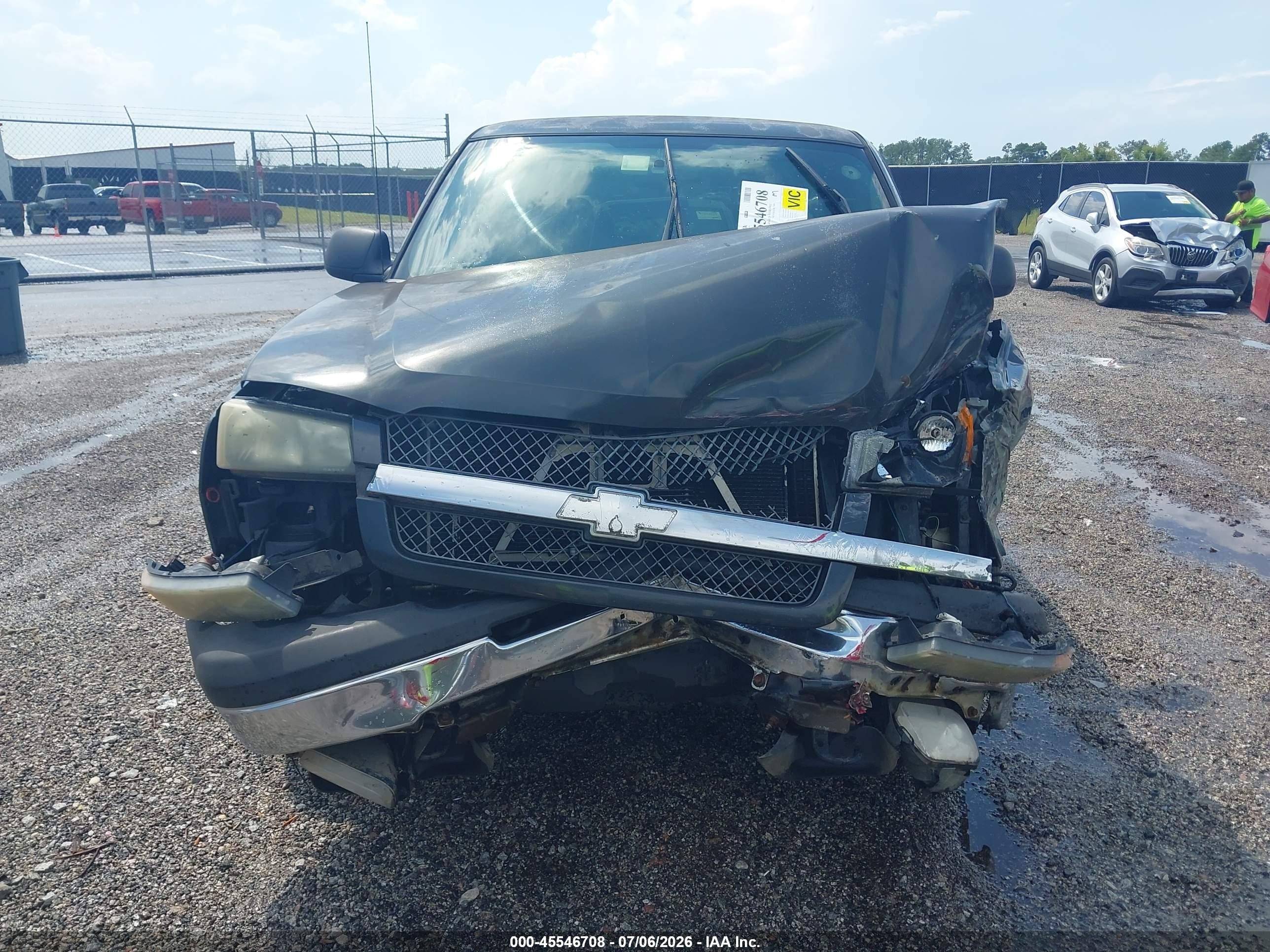 2005 Chevrolet Silverado 1500 Ls Серый vin: 2GCEC19V151180599