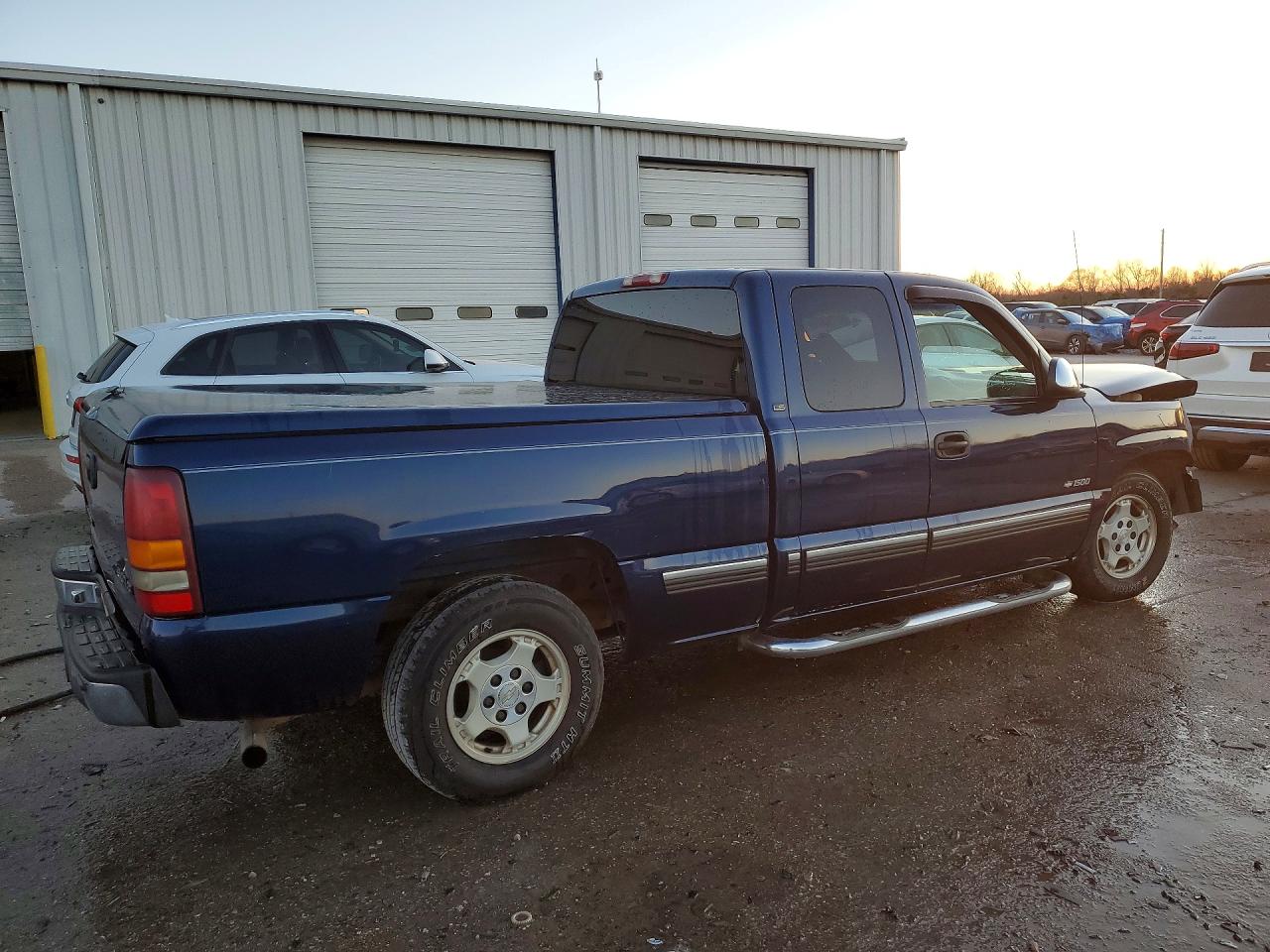 2000 Chevrolet Silverado C1500 Blue vin: 2GCEC19V1Y1364266