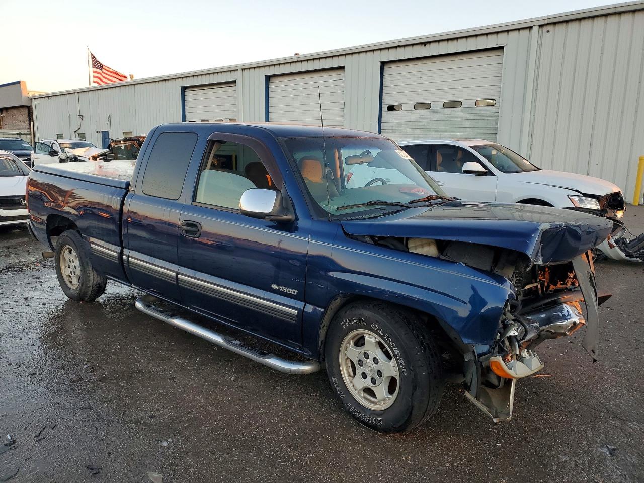 2000 Chevrolet Silverado C1500 Blue vin: 2GCEC19V1Y1364266