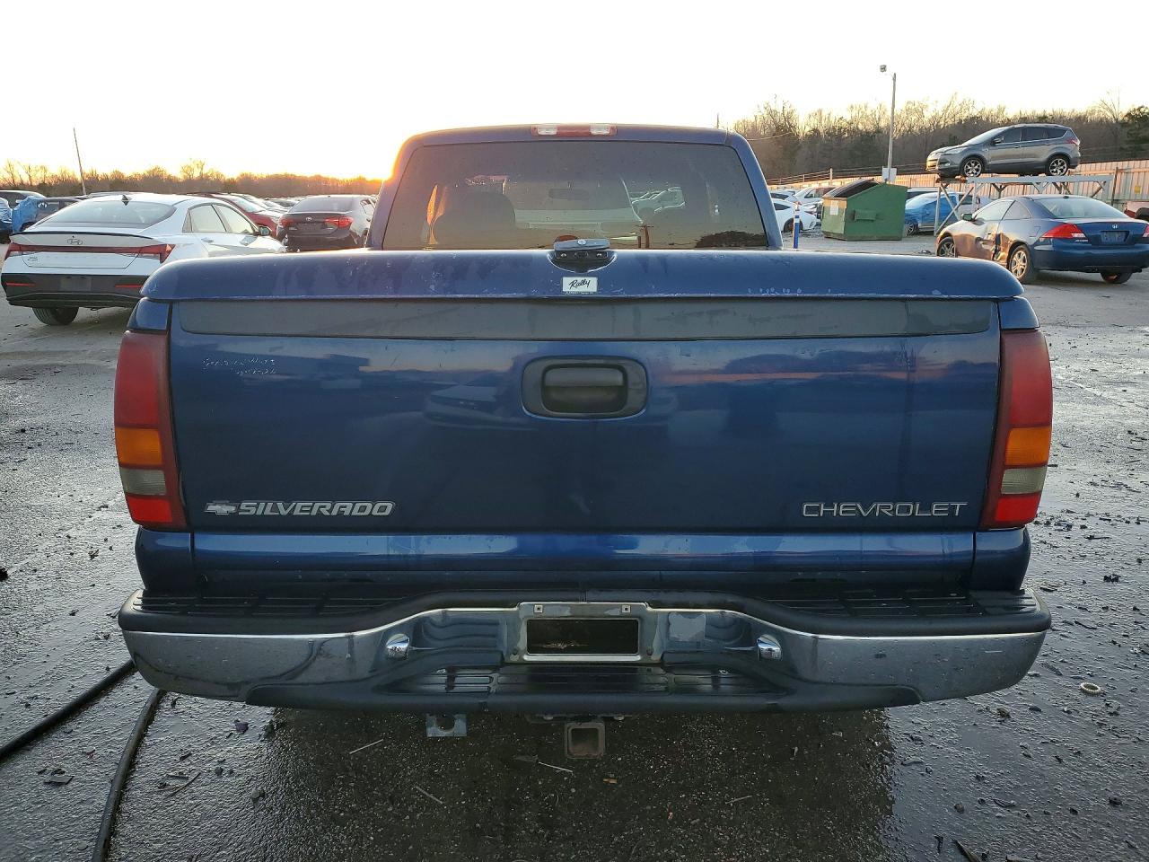 2000 Chevrolet Silverado C1500 Blue vin: 2GCEC19V1Y1364266