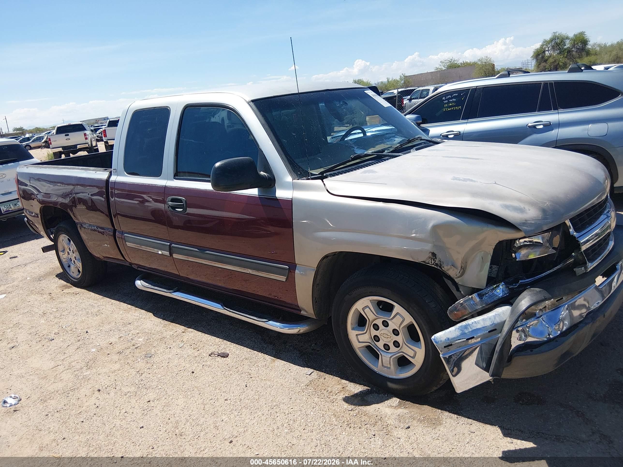 2003 Chevrolet Silverado 1500 Ls Maroon vin: 2GCEC19V231168992