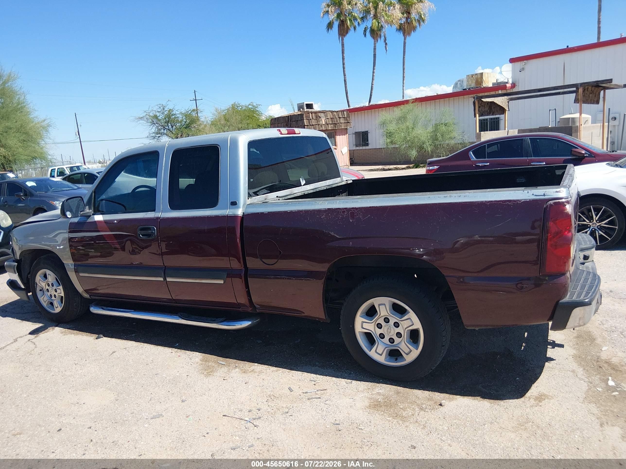 2003 Chevrolet Silverado 1500 Ls Maroon vin: 2GCEC19V231168992