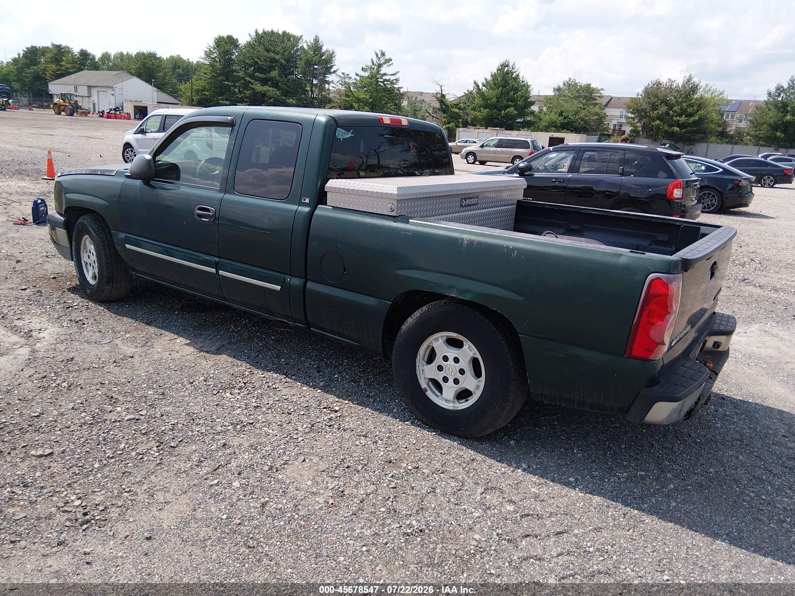 2003 Chevrolet Silverado 1500 Ls Green vin: 2GCEC19V231243254