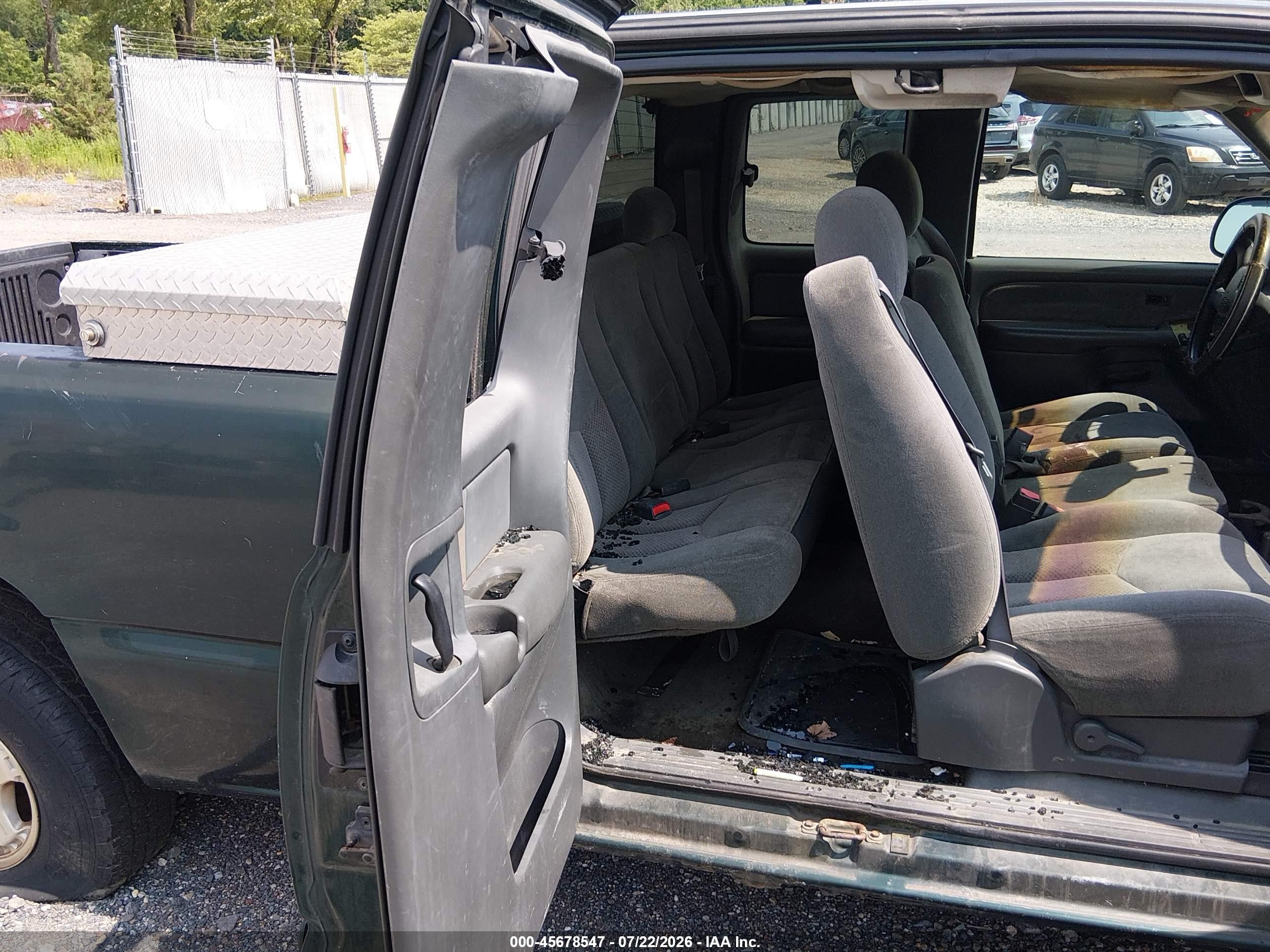 2003 Chevrolet Silverado 1500 Ls Green vin: 2GCEC19V231243254