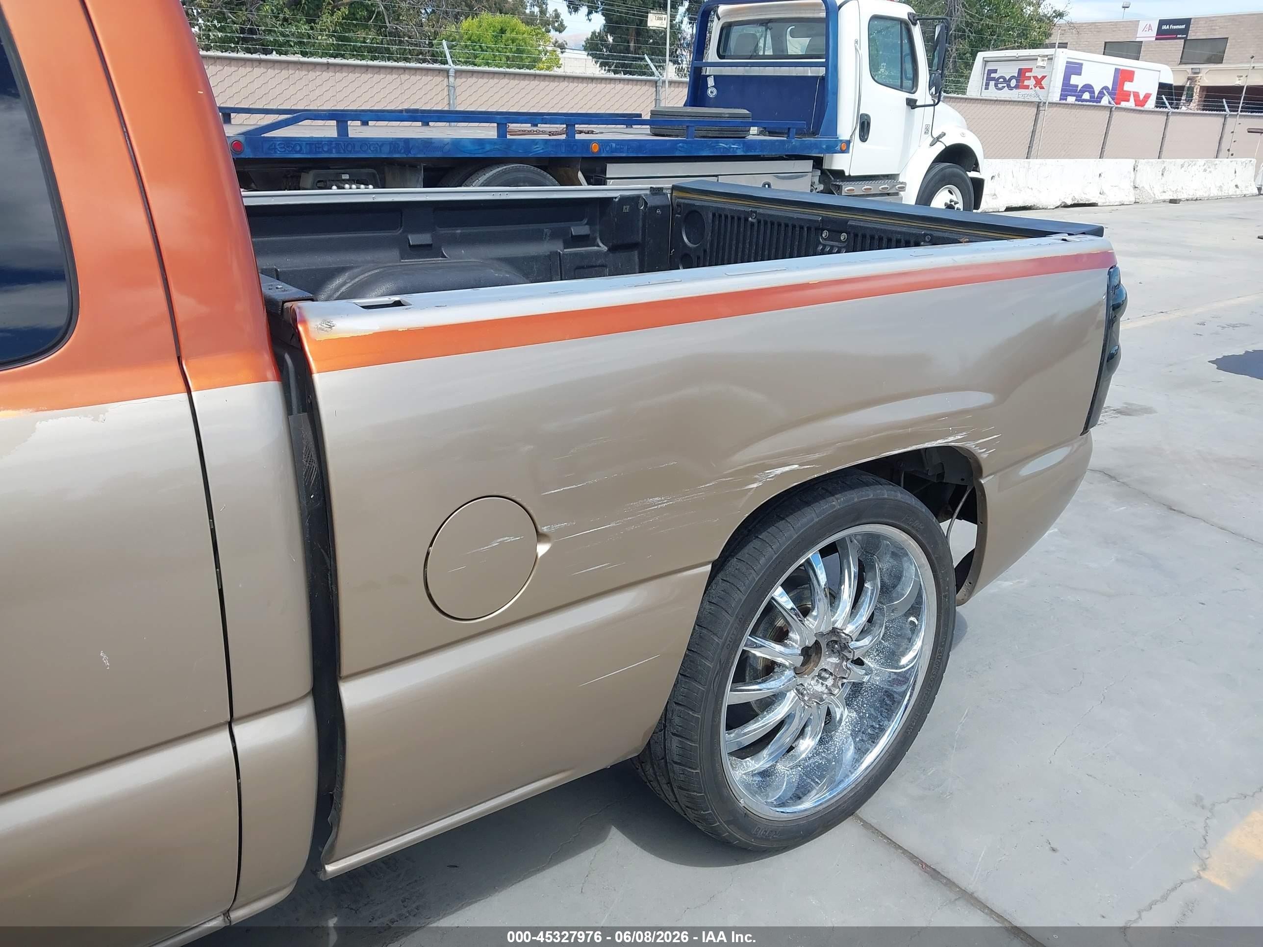 2005 Chevrolet Silverado 1500 Ls Orange vin: 2GCEC19V251207499