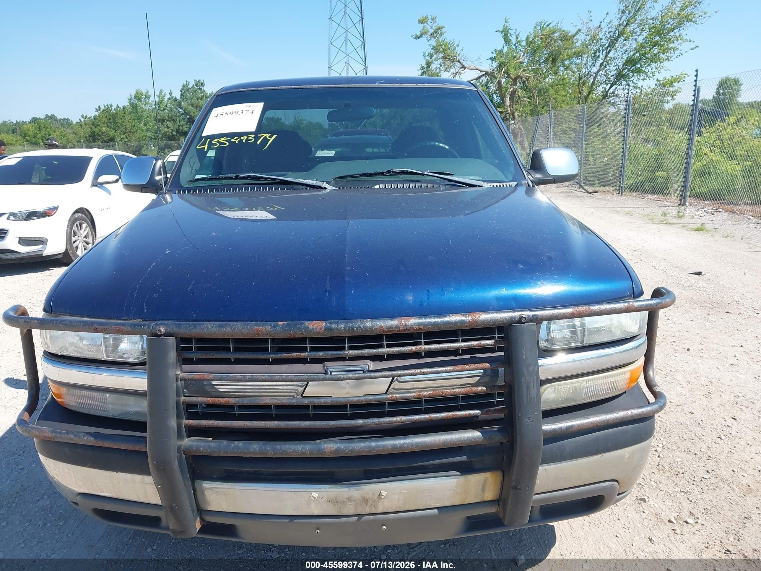 1999 Chevrolet Silverado 1500 Ls Синий vin: 2GCEC19V2X1200149