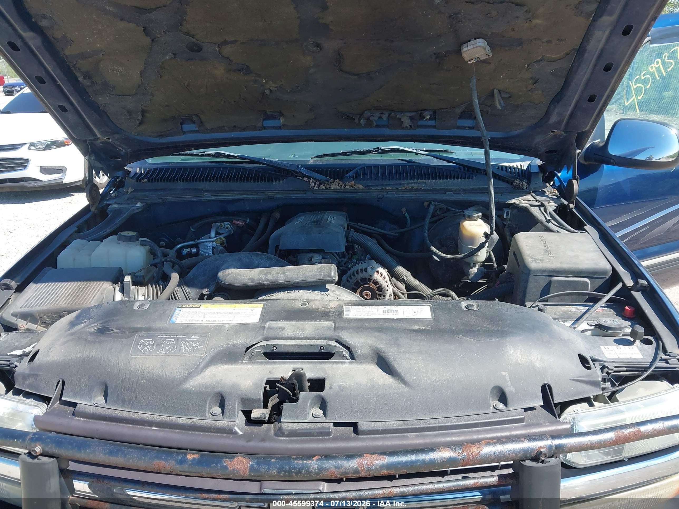 1999 Chevrolet Silverado 1500 Ls Синий vin: 2GCEC19V2X1200149