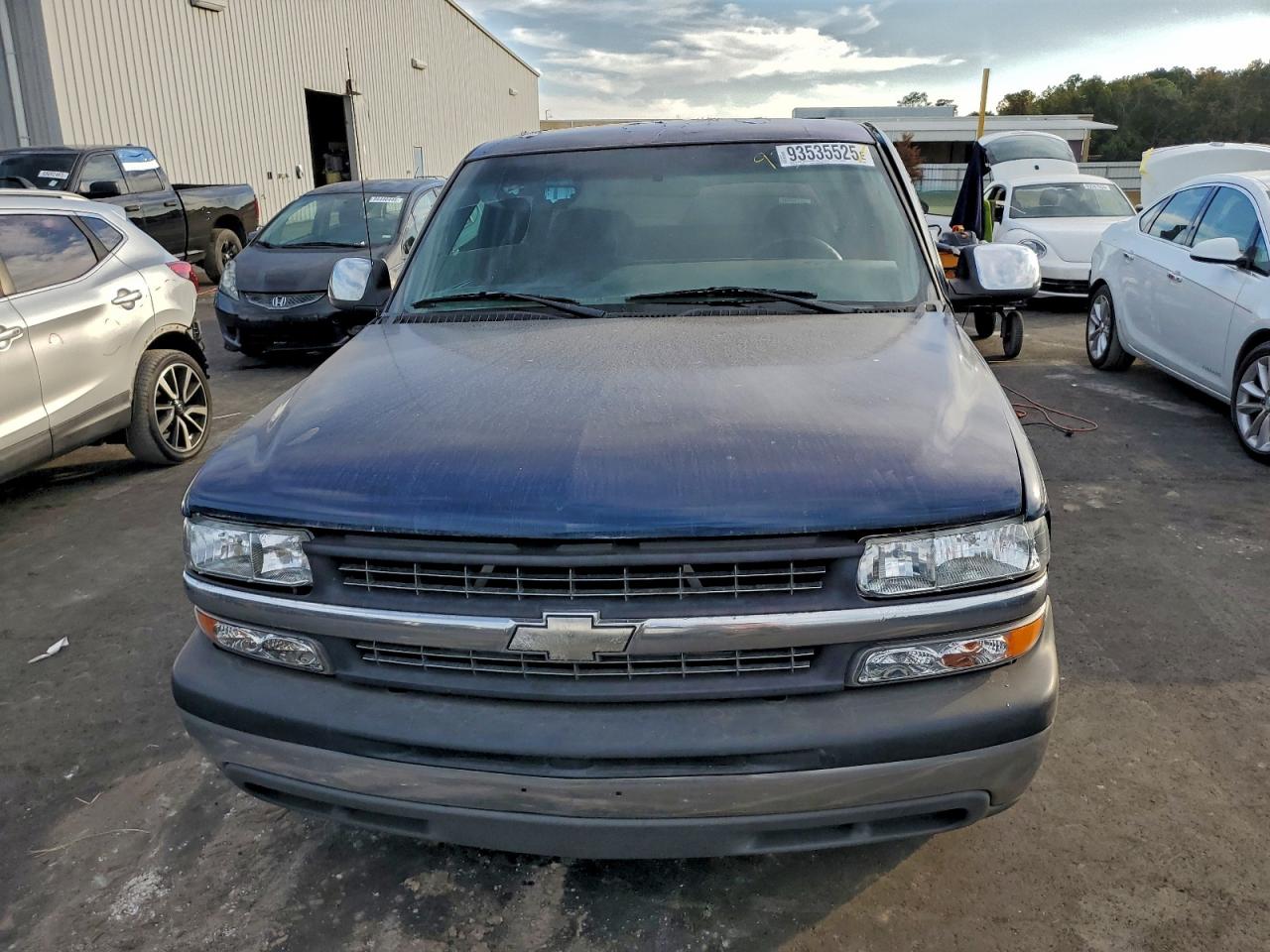 2001 Chevrolet Silverado C1500 Blue vin: 2GCEC19V311166908