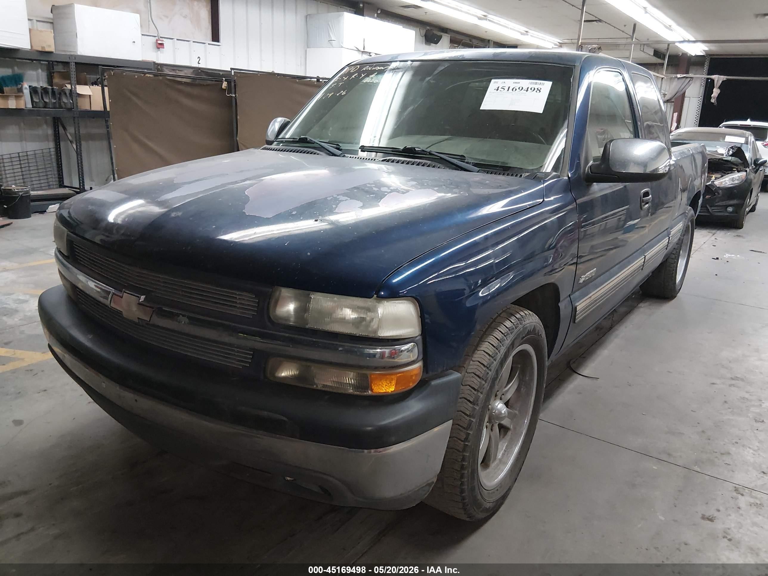 2001 Chevrolet Silverado 1500 Ls Синий vin: 2GCEC19V311312515