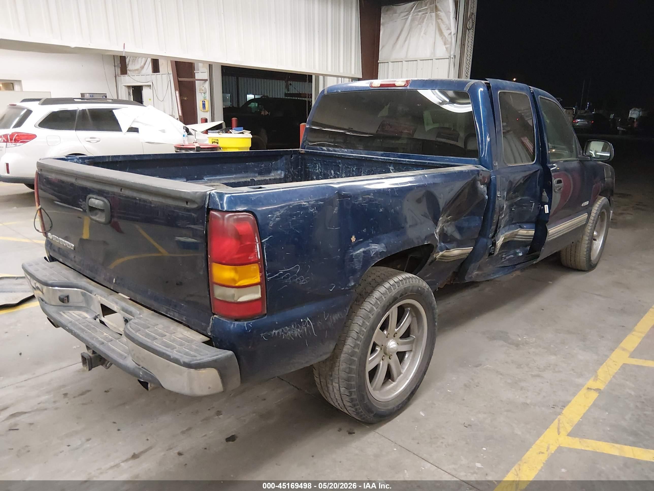 2001 Chevrolet Silverado 1500 Ls Синий vin: 2GCEC19V311312515