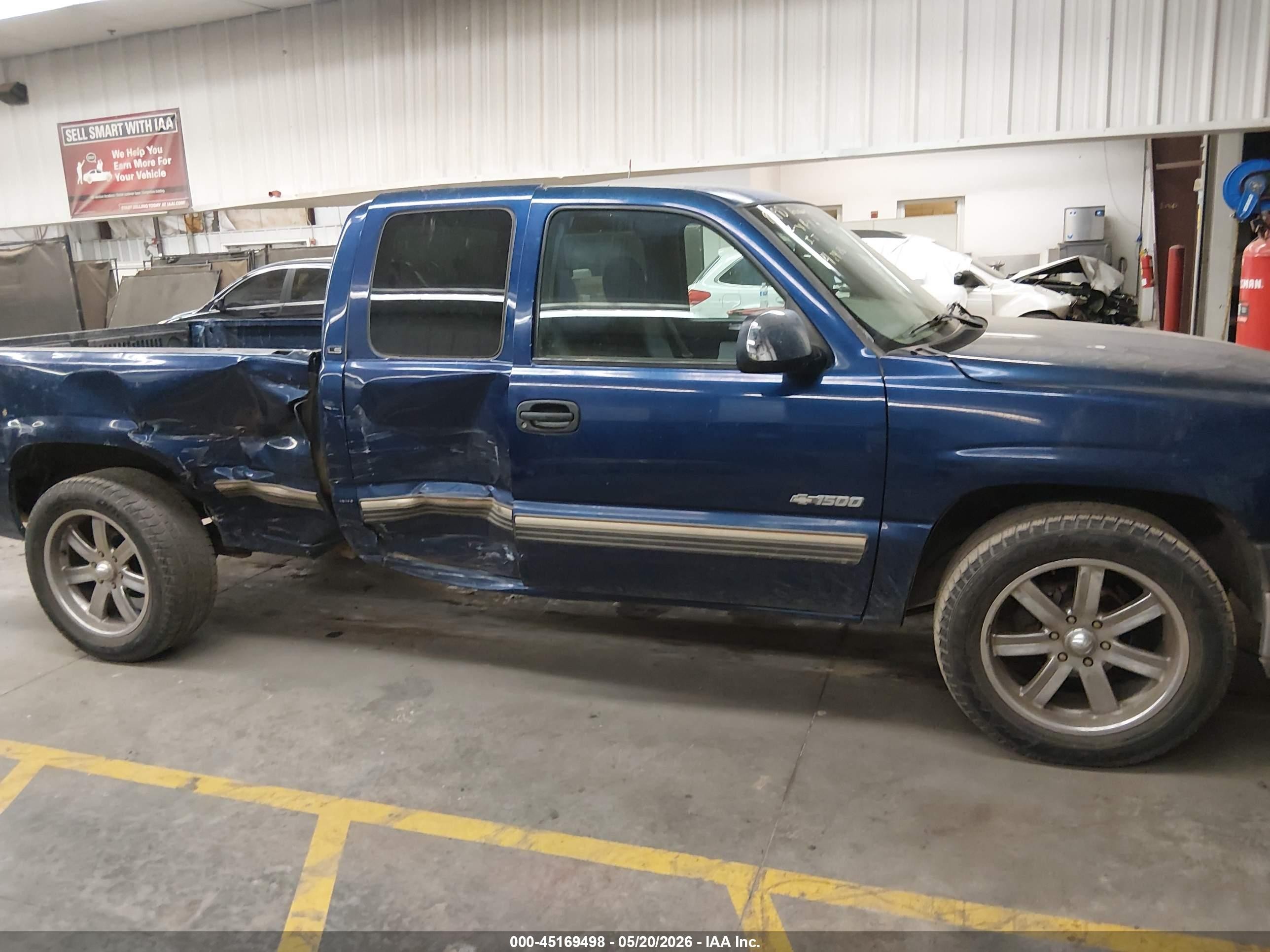 2001 Chevrolet Silverado 1500 Ls Синий vin: 2GCEC19V311312515