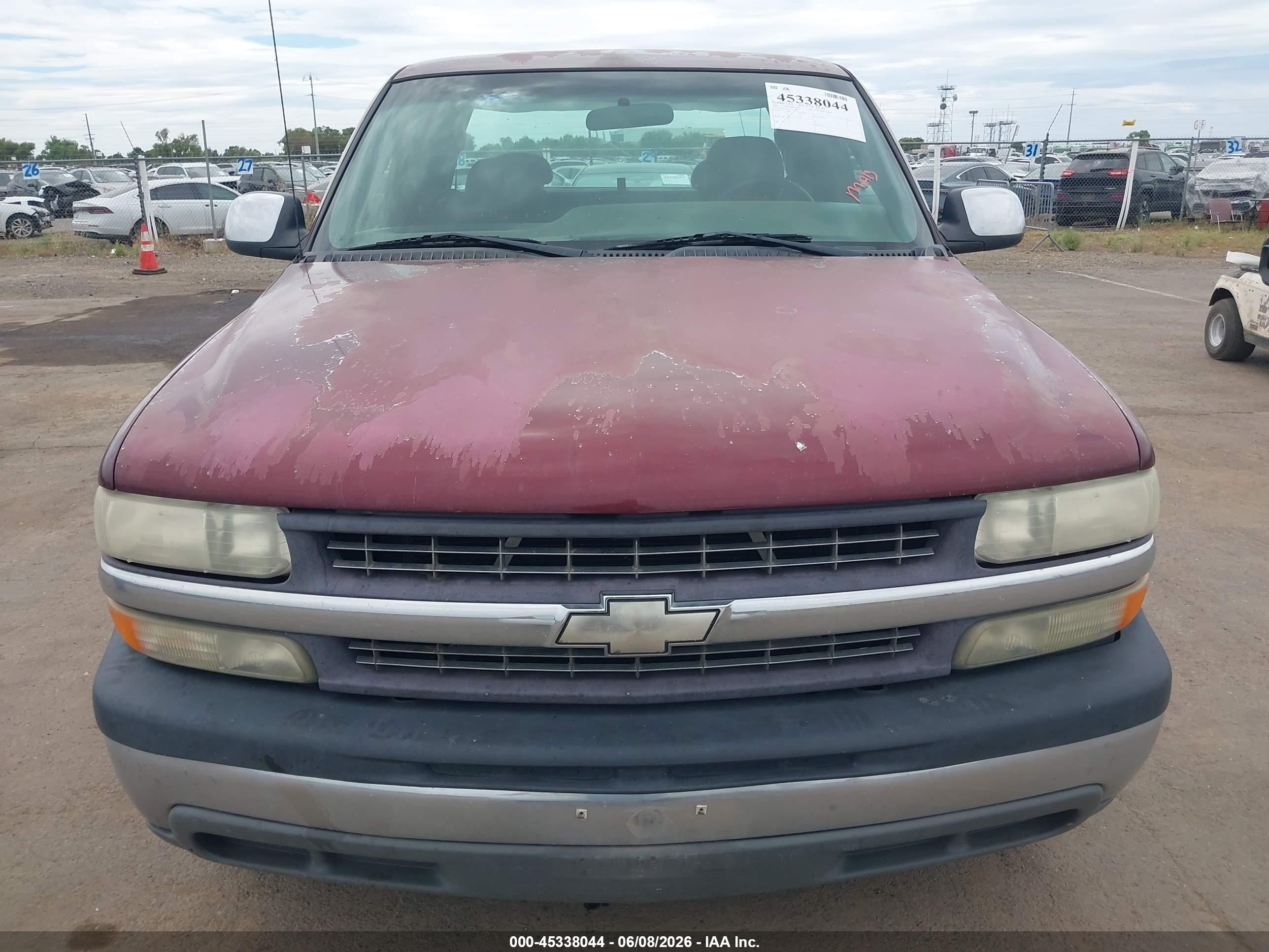 2001 Chevrolet Silverado 1500 Ls Maroon vin: 2GCEC19V311341996