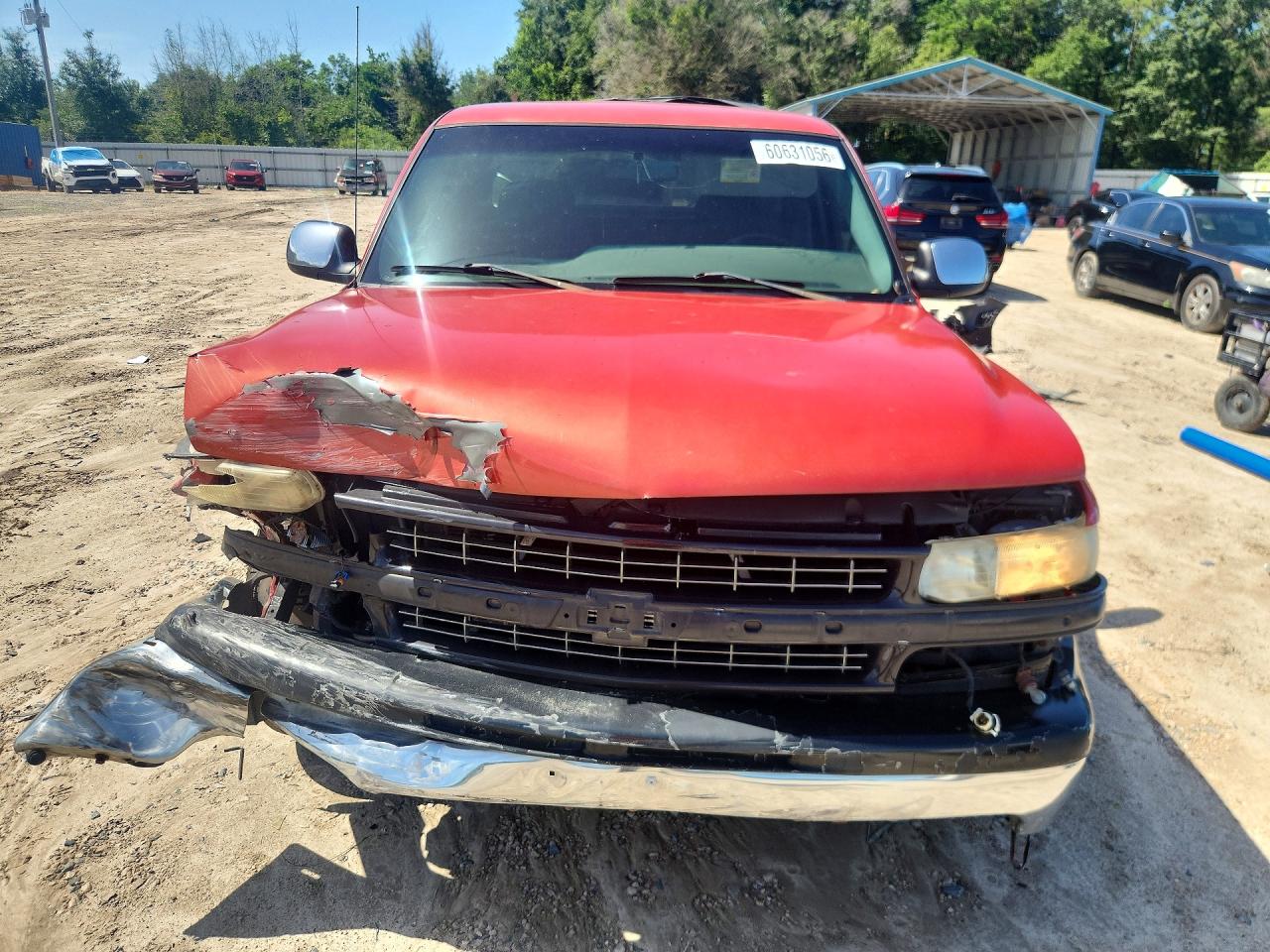 2002 Chevrolet Silverado C1500 Red vin: 2GCEC19V321267979