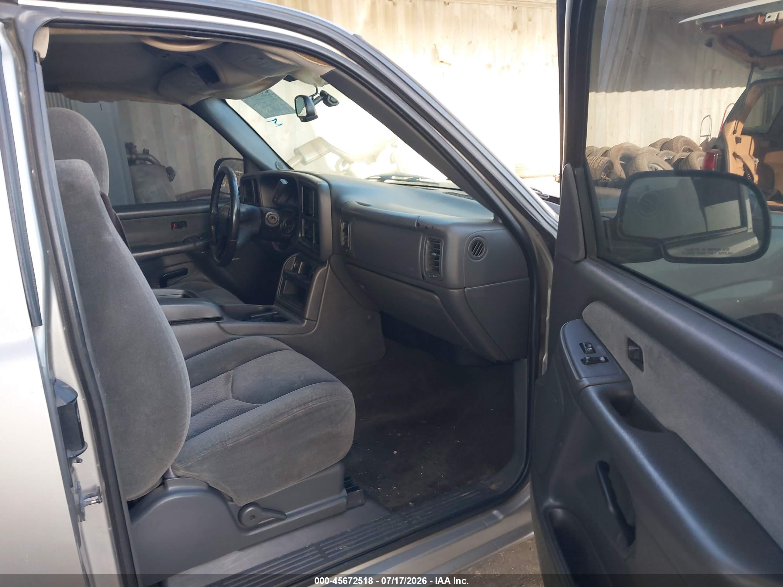2003 Chevrolet Silverado 1500 Ls Silver vin: 2GCEC19V331295363
