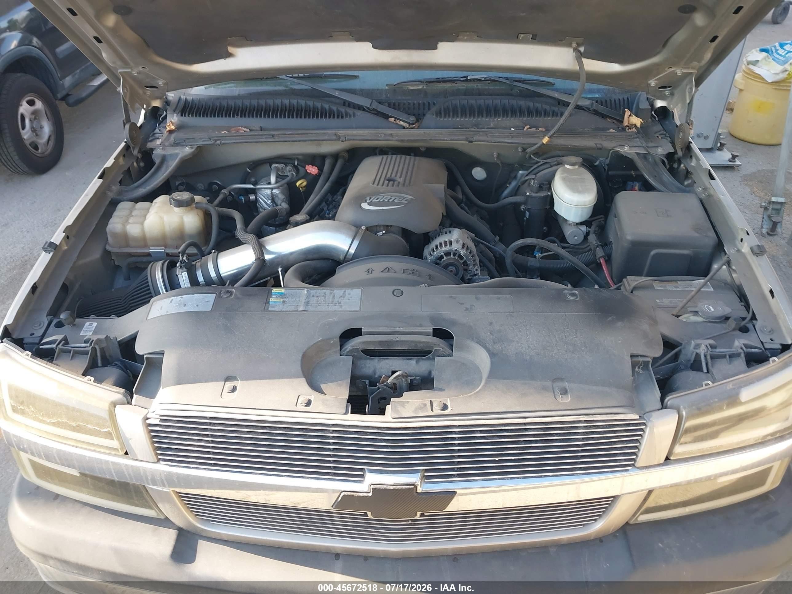 2003 Chevrolet Silverado 1500 Ls Silver vin: 2GCEC19V331295363