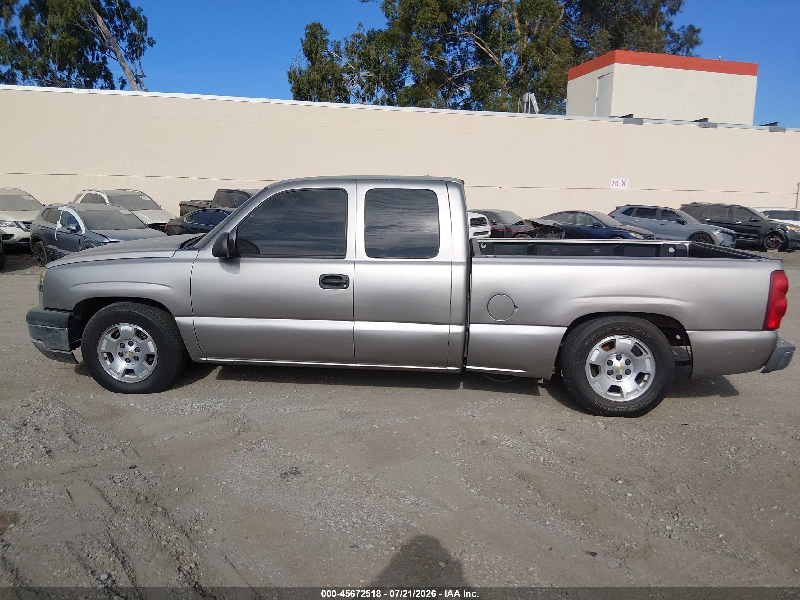 2003 Chevrolet Silverado 1500 Ls Silver vin: 2GCEC19V331295363