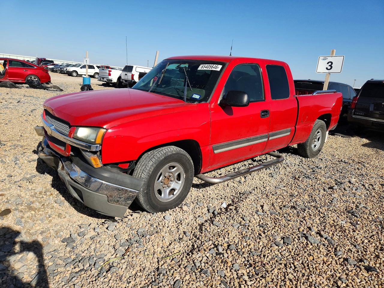 2003 Chevrolet Silverado C1500 Красный vin: 2GCEC19V331315031