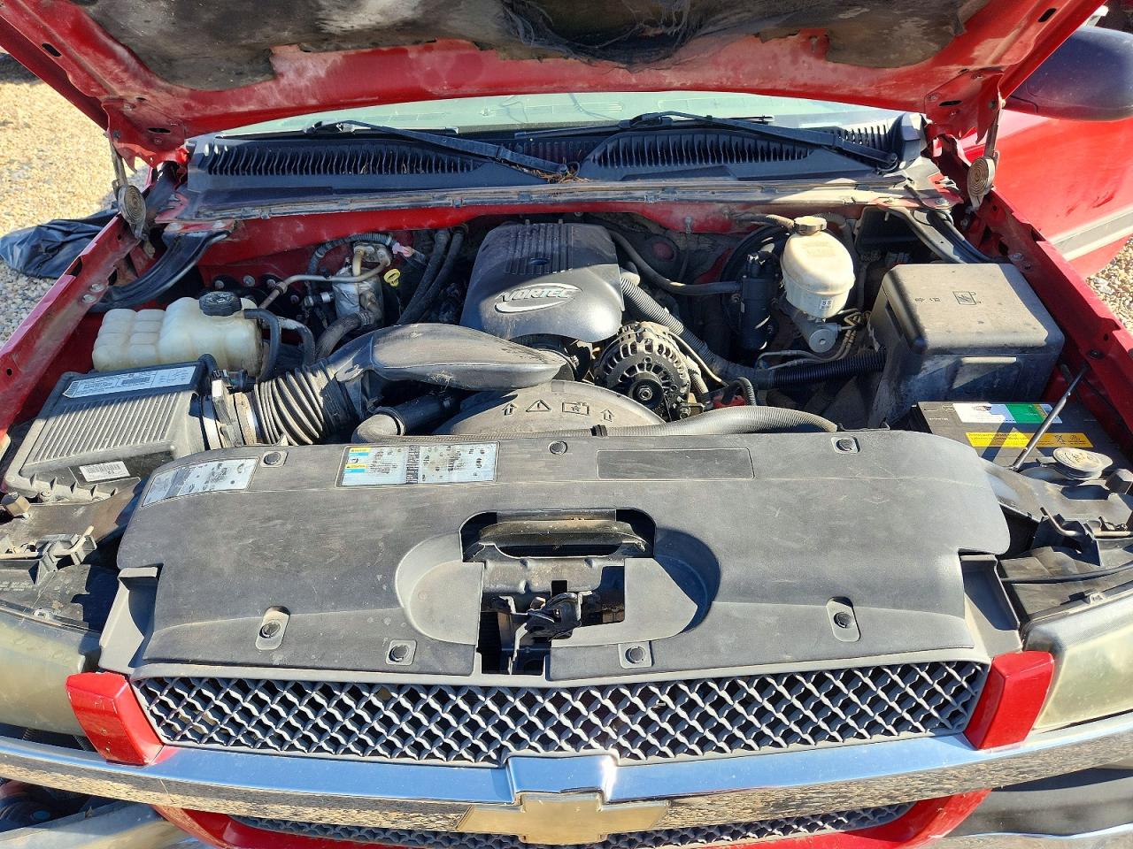 2003 Chevrolet Silverado C1500 Red vin: 2GCEC19V331315031