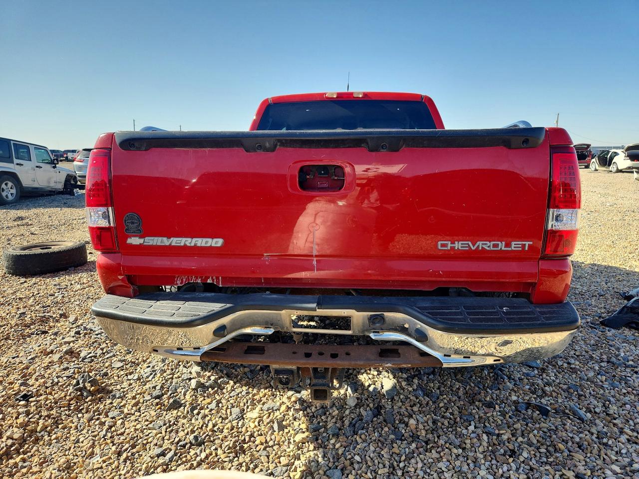 2003 Chevrolet Silverado C1500 Red vin: 2GCEC19V331315031