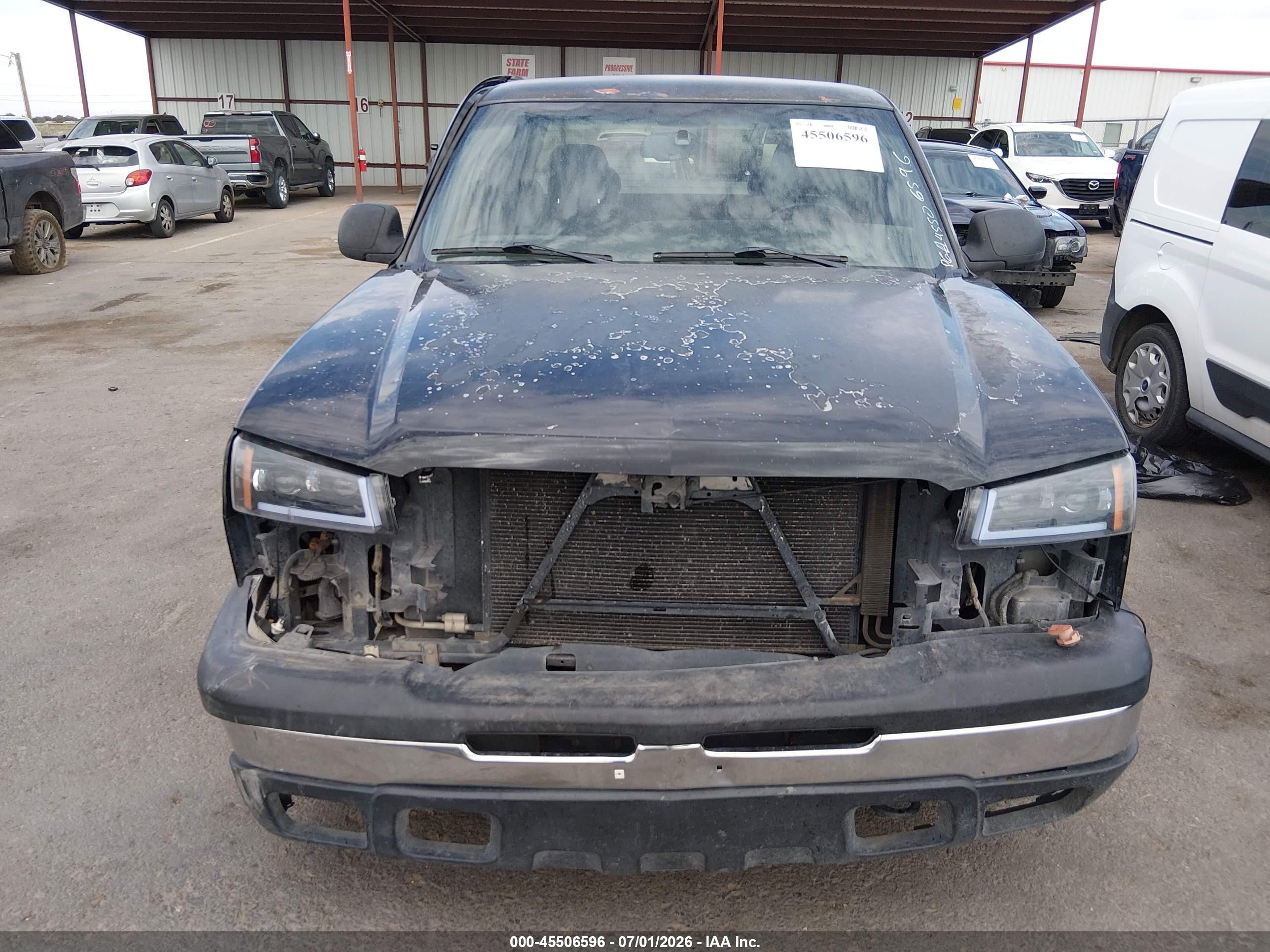 2004 Chevrolet Silverado 1500 Ls Black vin: 2GCEC19V341200690